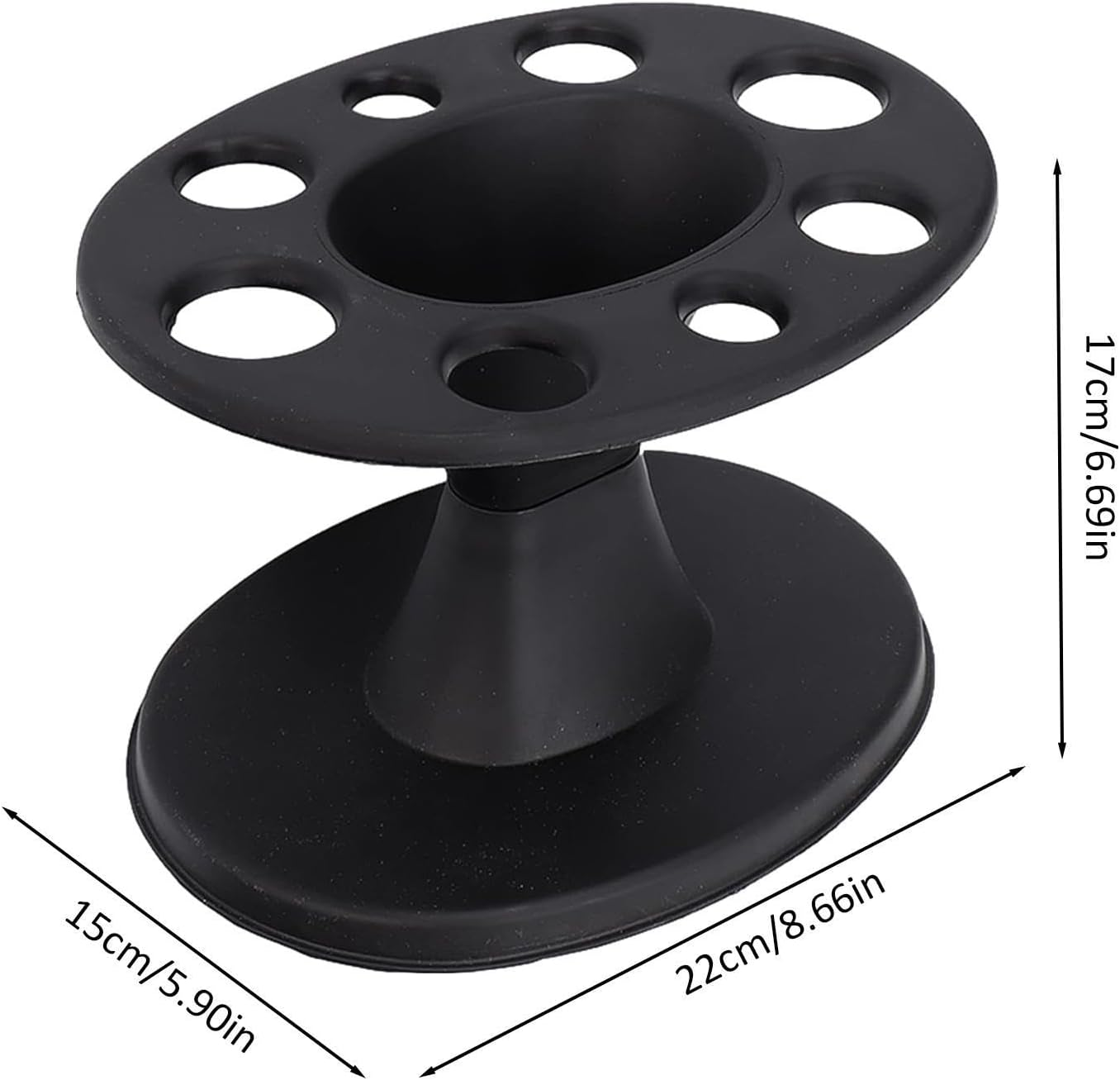 POCHY Hairbrush Holder Organizer | Multipurpose Comb Holder Large Capacity,Sturdy Hair Dresser Supplies Professional, Barber Accessories for Brushes