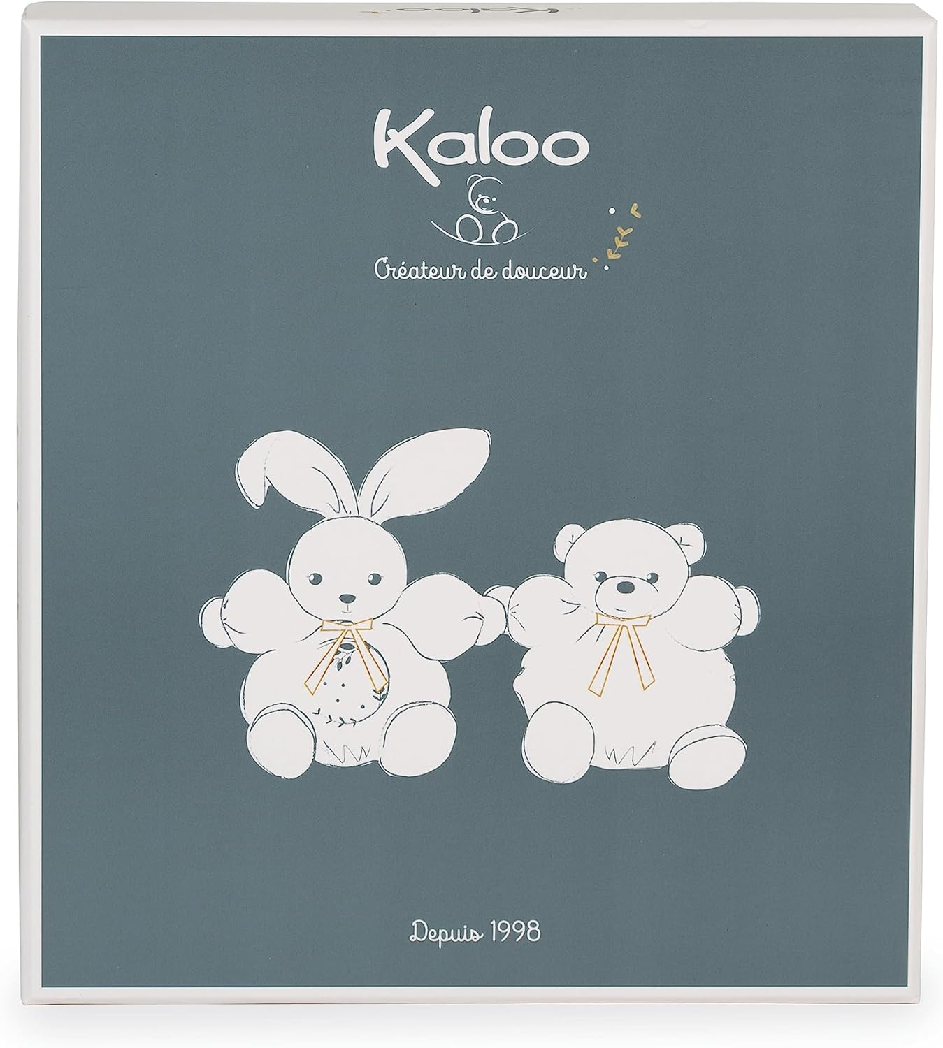 Kaloo K969957 Perle-Hug Comforter Mouse-Cream-20 Cm, Cream image number 5