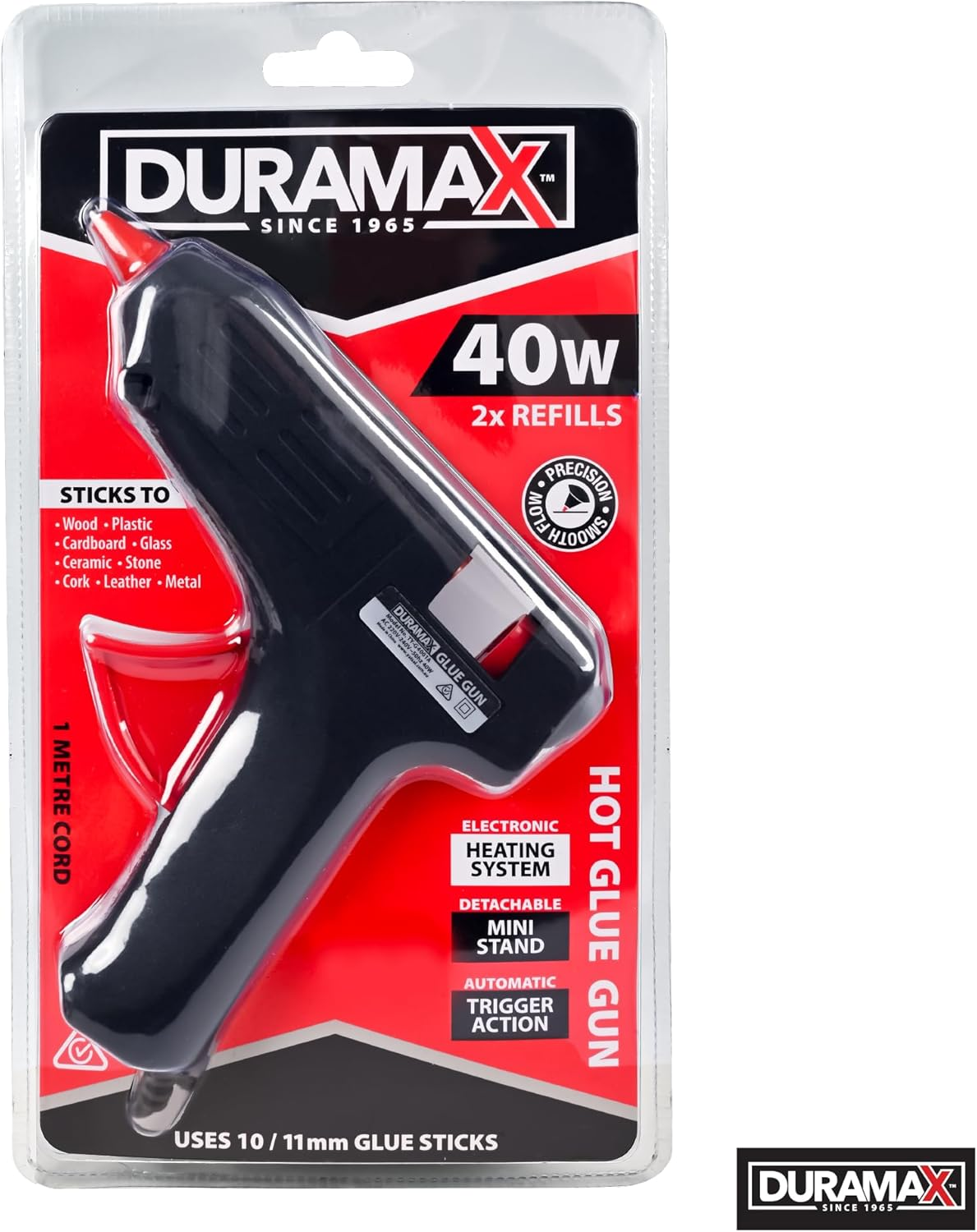 Duramax 40W Glue Gun with Glues (Pack of 3)