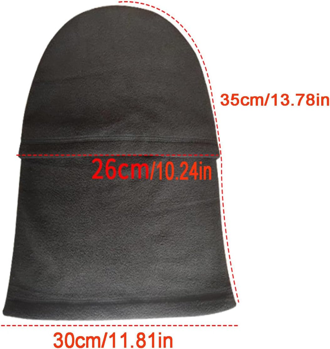 LERTREE 2 Pcs Fleece Ski Mask Winter Warm Thermal Balaclava for Men Women Windproof Face Cover image number 3