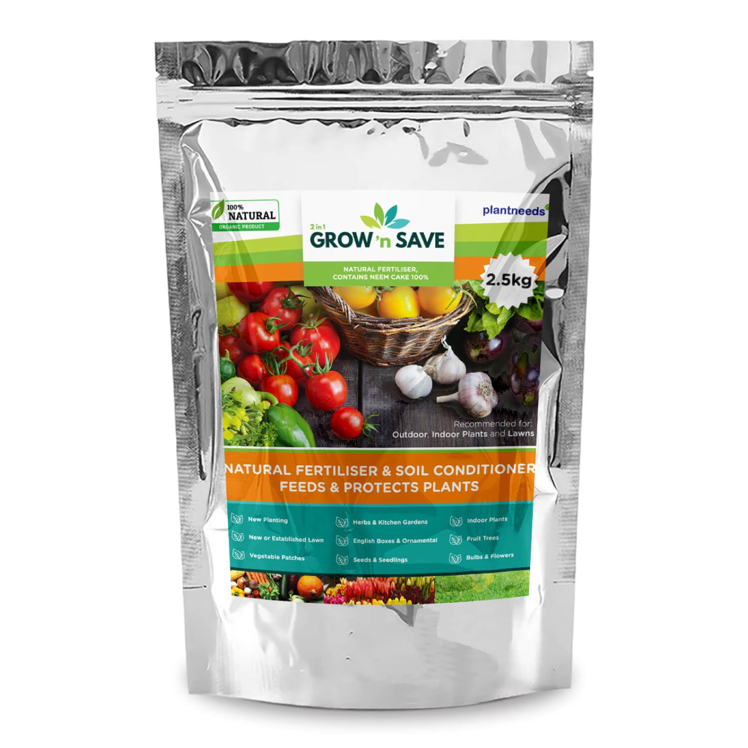 Grow N save 2.5 Kg Pellets - 100% Neem Cake Organic Fertiliser | Garden Fertiliser and Soil Conditioner | Natural Indoor Plant Fertiliser | Slow Release Fertiliser image number 6