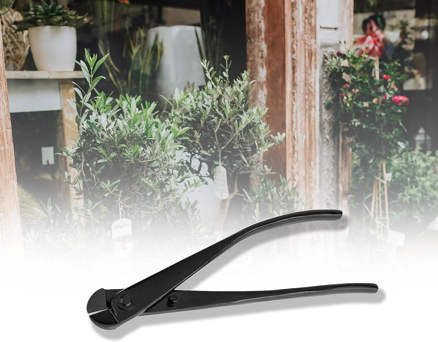 Bonsai Pruning Pliers, Manganese Bonsai Cutters, Bonsai Concave Branch Cutter for Pruning of Bonsai Plants, Black (210Mm/8.27 Inch) image number 4