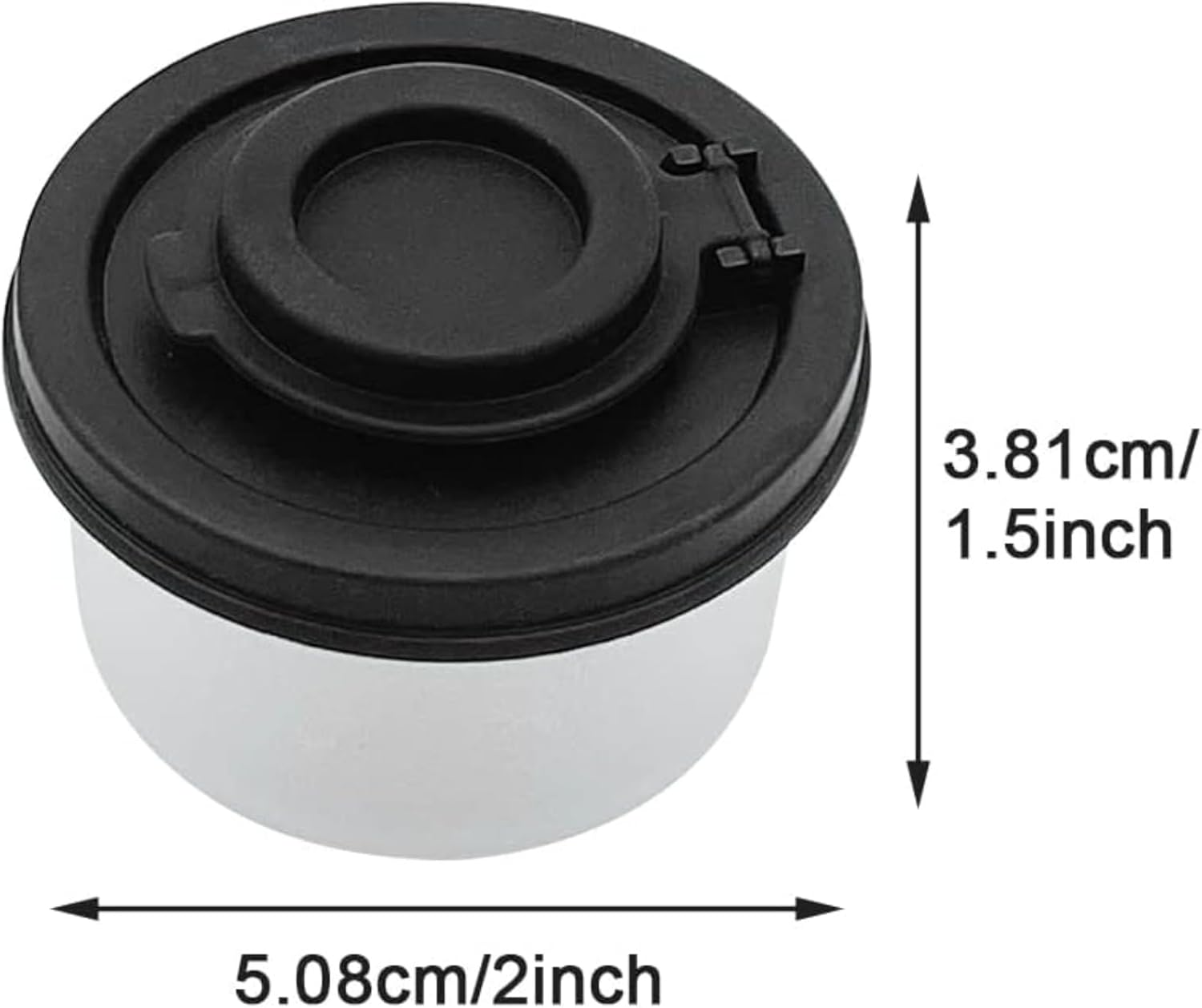 2 Pack Mini Salt and Pepper Shakers Set, Portable Spice Bottles for Camping, BBQ, Picnics, Travel, and Lunch Boxes, Transparent Design image number 6