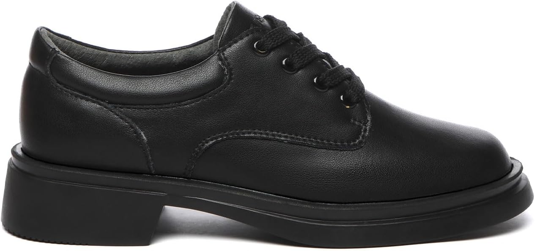 EVERAU Senior Lace up School Shoes | Cow Suede Upper - Women - Loafer Oxfords Flats image number 6