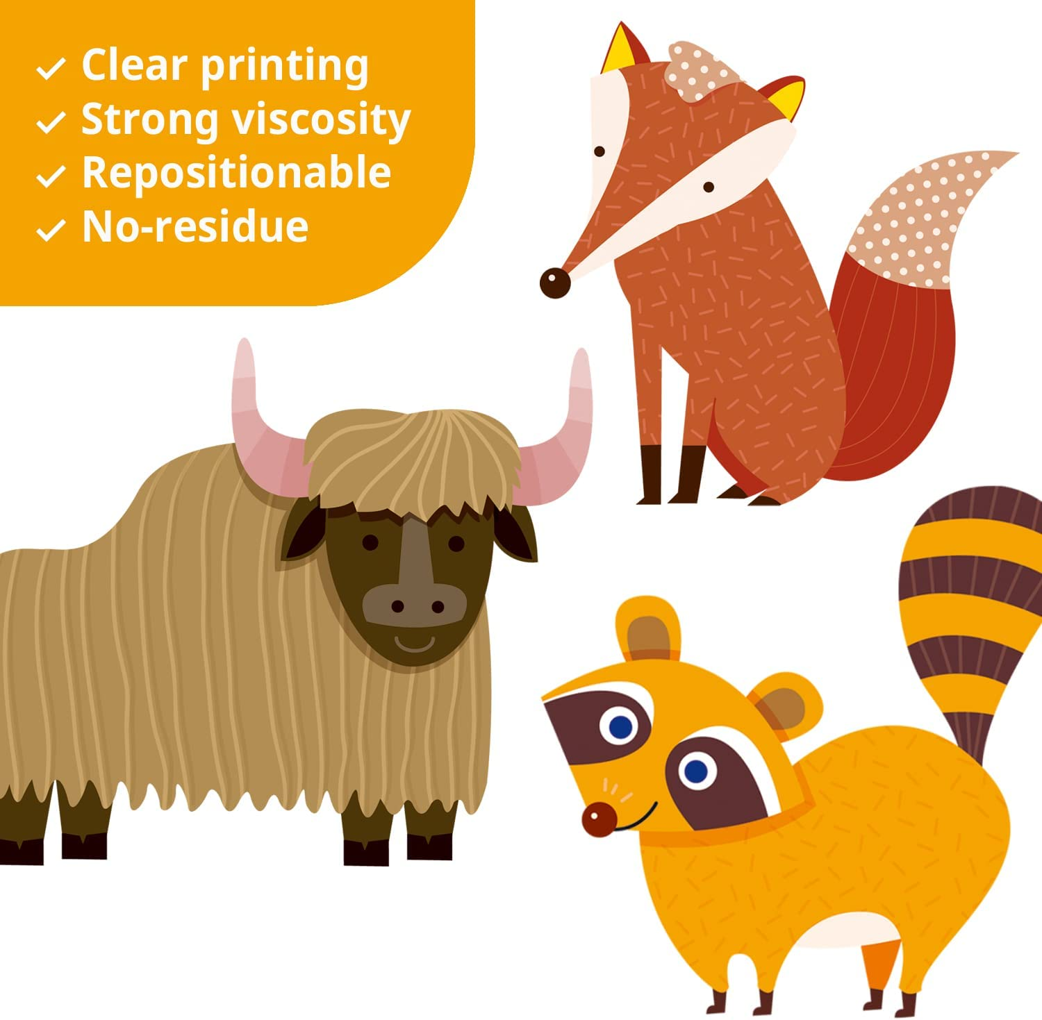 DECOWALL DSL-8070 Animal Alphabet Numbers Colour Weather Kids Wall Stickers Decals Playroom Letters Decor Bedroom ABC Nursery Classroom Toddlers Learning Educational Baby Rainbow Colorful image number 3