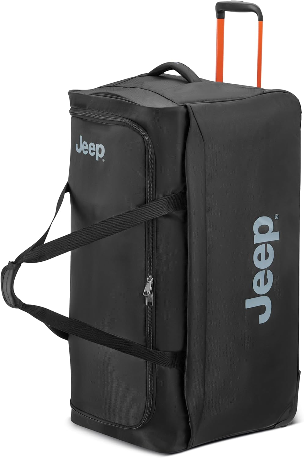 Jeep Js009D Two Wheel Rolling Travel Duffle Bag image number 4