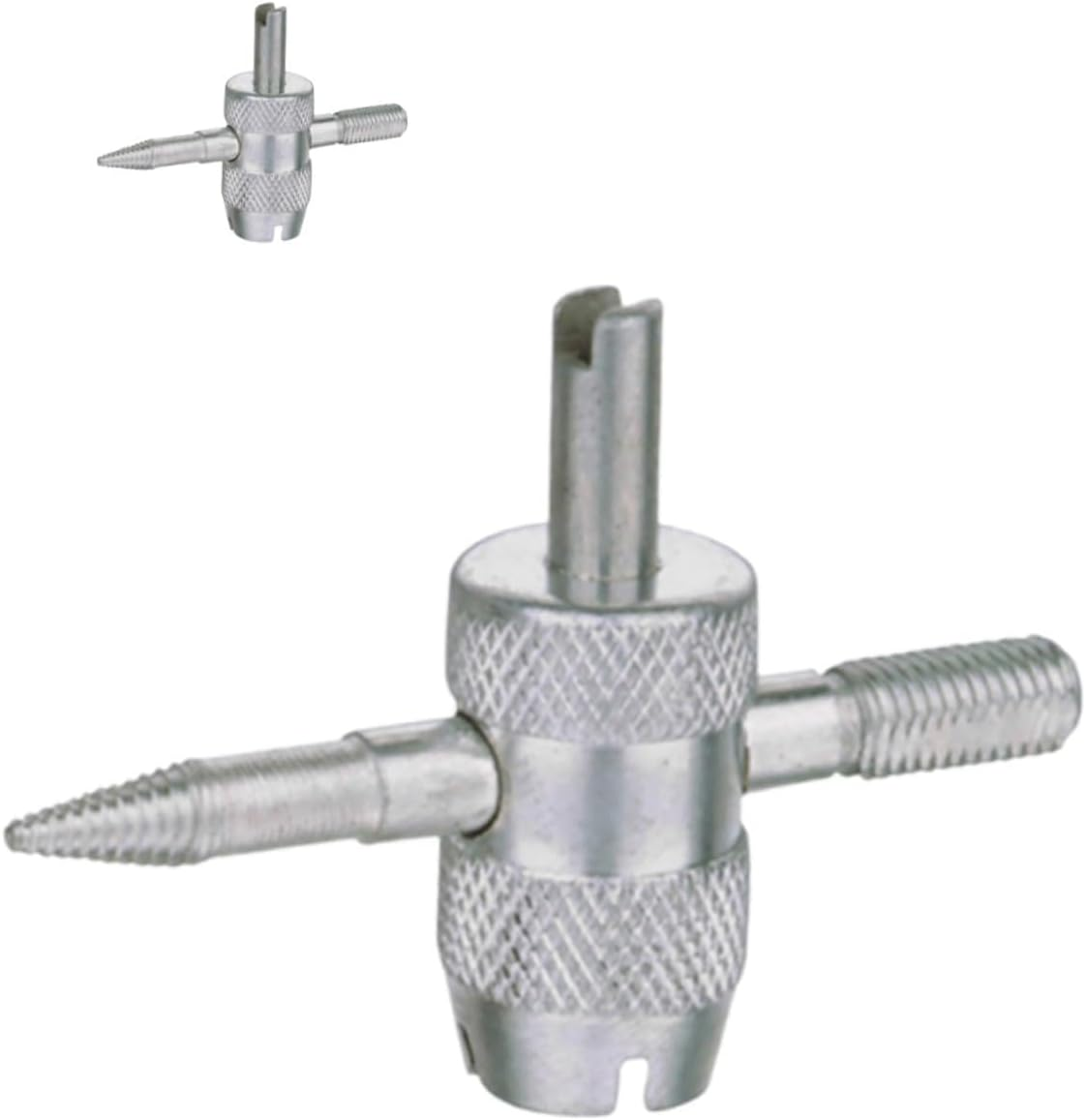 KICHOUSE 2Sets Tire Tool for Automotive Tyre Repair Valve Core Tool Car Bicycle Maintenance Replacement Kit image number 2