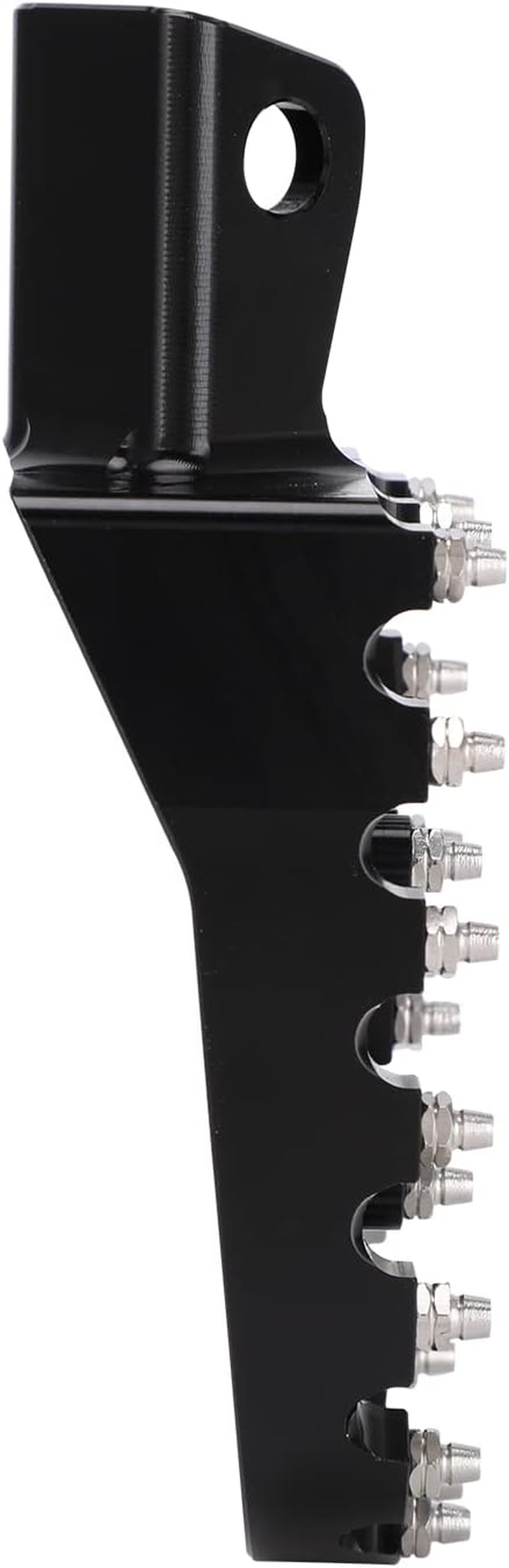 JFG RACING Motorcycle Footpegs Foot Pegs Pedals Rests CNC for KLR 650 KLR650 1987-2018 2021-2024 Black image number 1