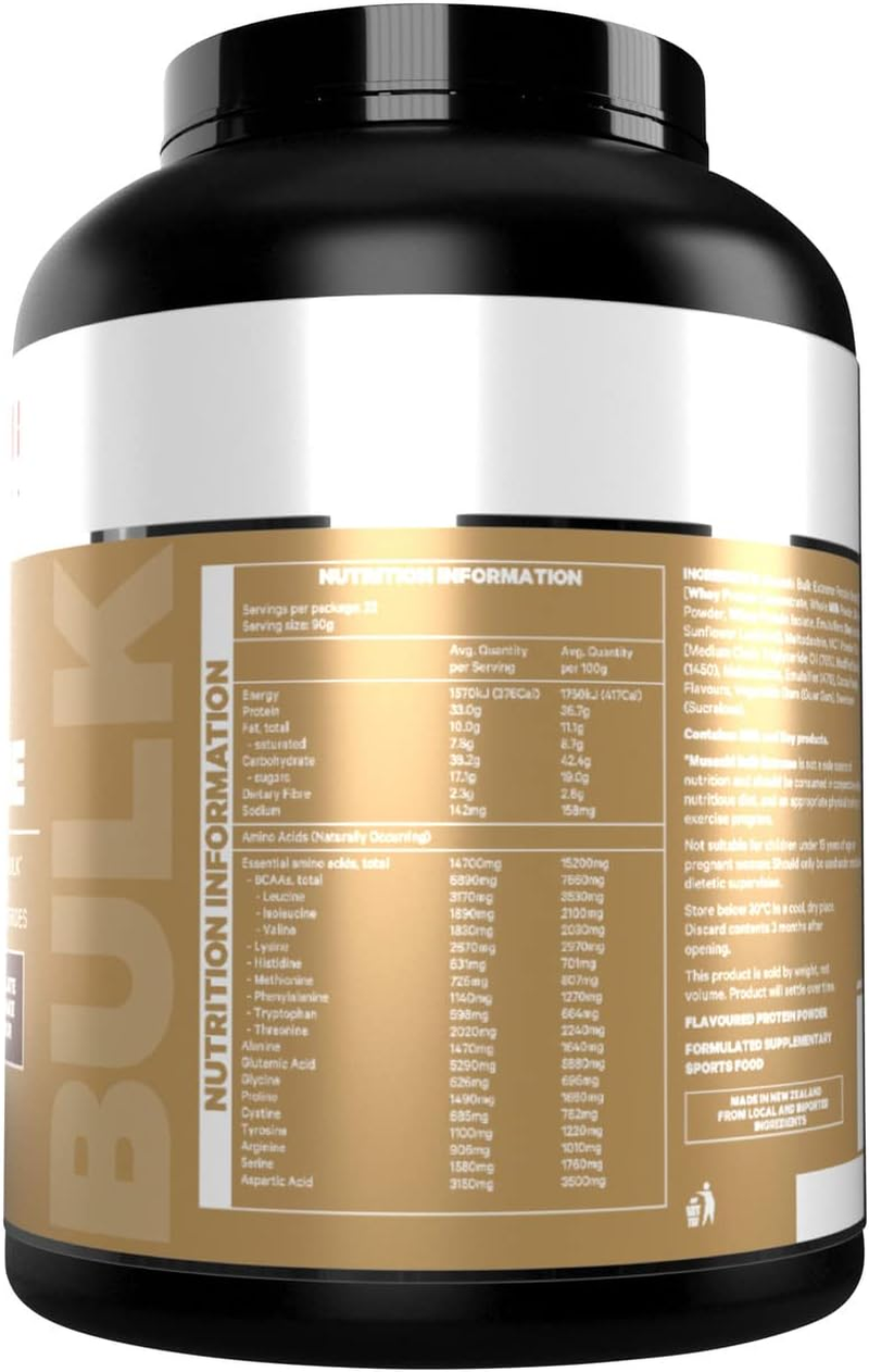 Musashi Bulk Extreme Chocolate Milkshake Protein Powder 2 Kg