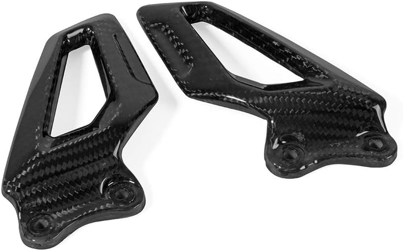 Foot Peg Foot Rest Motorcycle Parts 100% C&Arbon Fiber System Heel Guard Footrest Foot Peg Plates for B&MW S1000RR S1000 RR 2020 Footboard image number 5