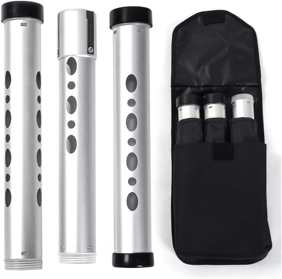 MOTRAIN Etachable Three Section Aluminum Tube,Lightweight Golf Ball Recovery Tool,Detachable Golf Ball Picker,Golf Ball Picker, Golf Ball Collector image number 4