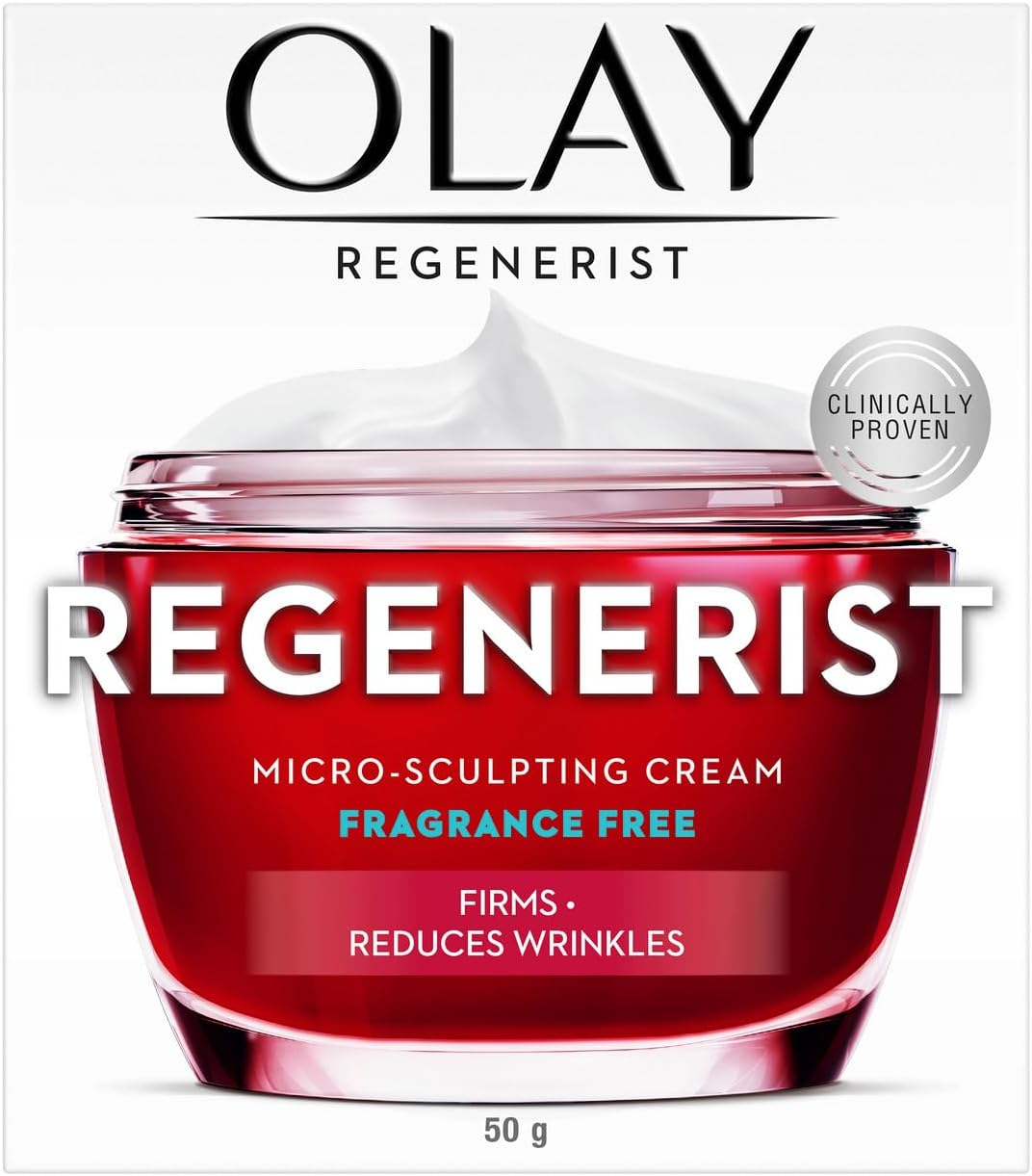 Olay Regenerist Micro Sculpting Face Cream Moisturiser Fragrance Free, 48G image number 6