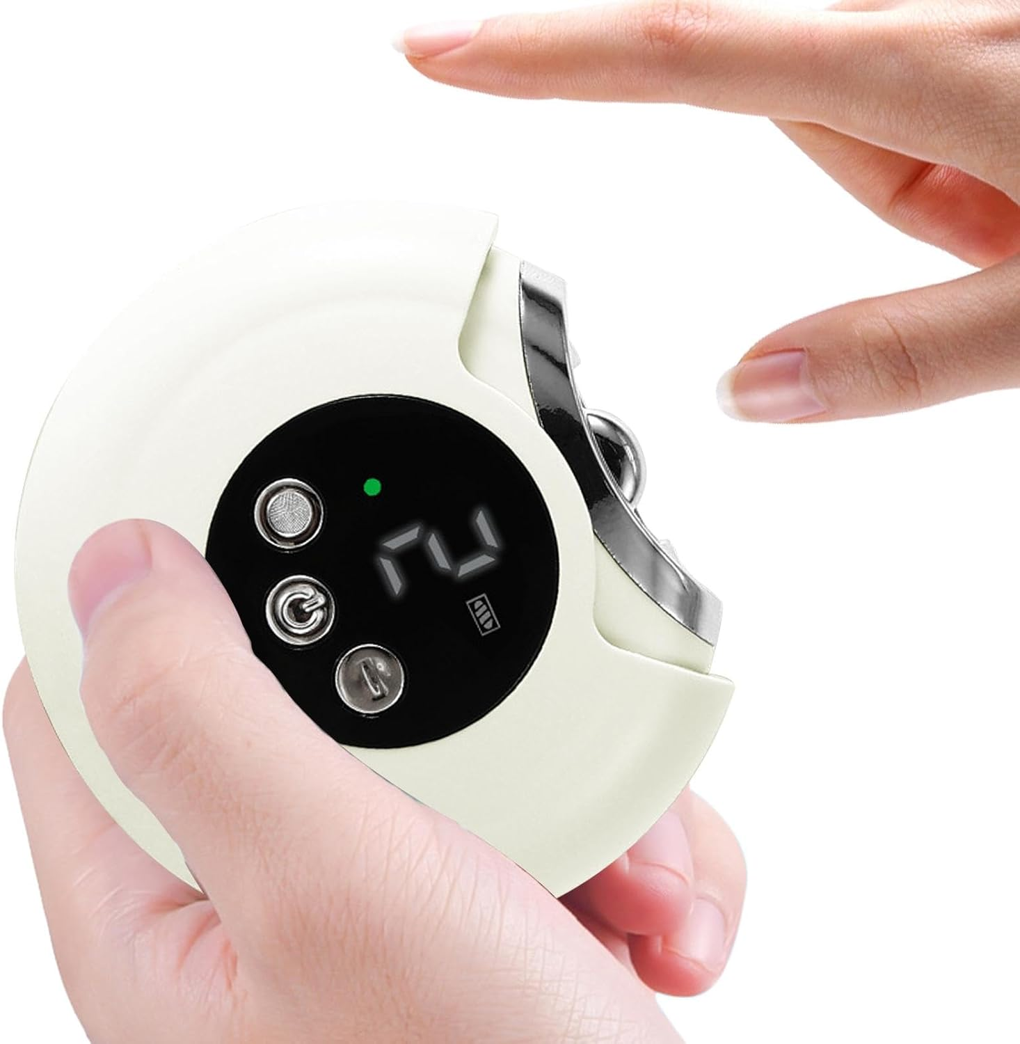 Filvczt Automatic Nail Clippers - Electric Rechargeable Nail Trimmer | Portable Nail Grinder, Nail Polishing Machine for Children, Adults, Seniors