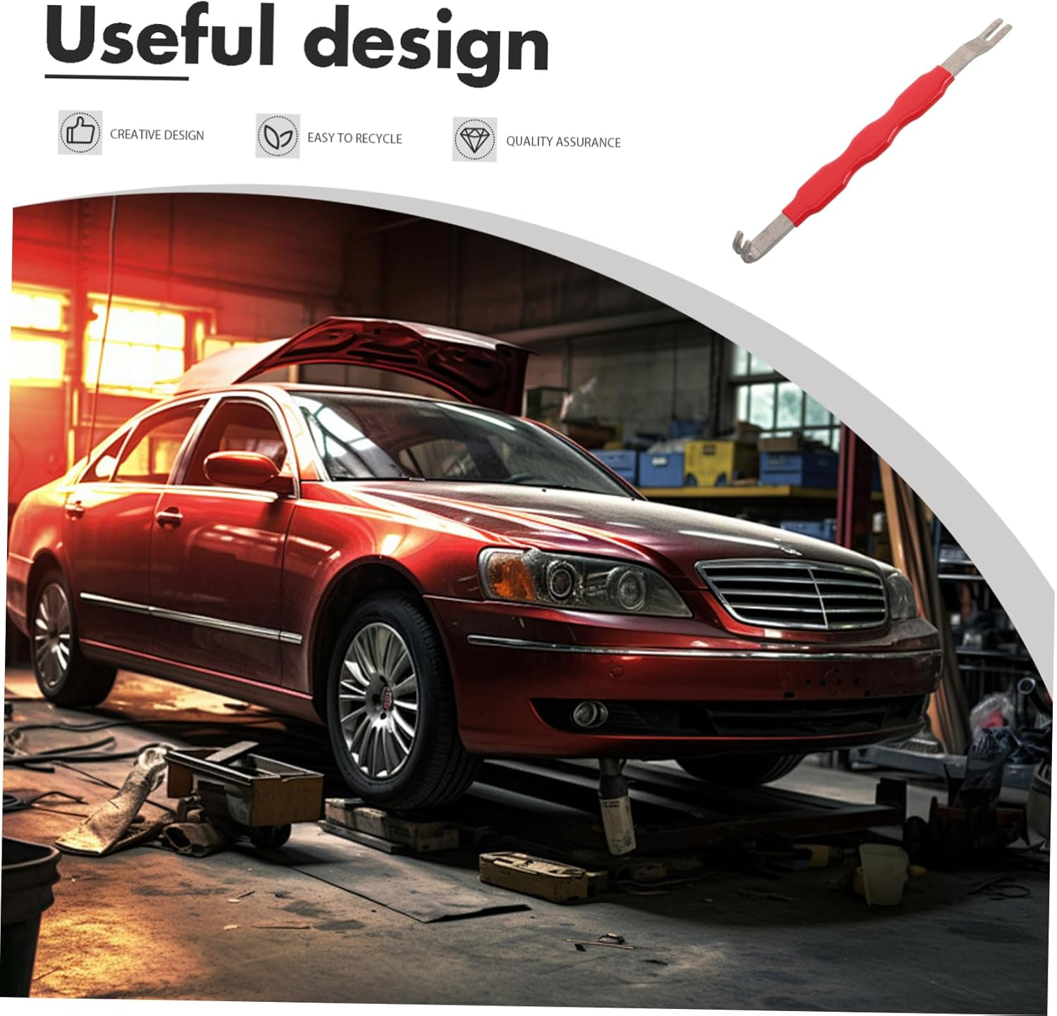 CHILDWEET Automotive Wire Harness Plug Removal Tool Wire Strippers Connector Separator Car Terminal Pin Remover for Electrical Metal Terminal Connector Separator image number 2