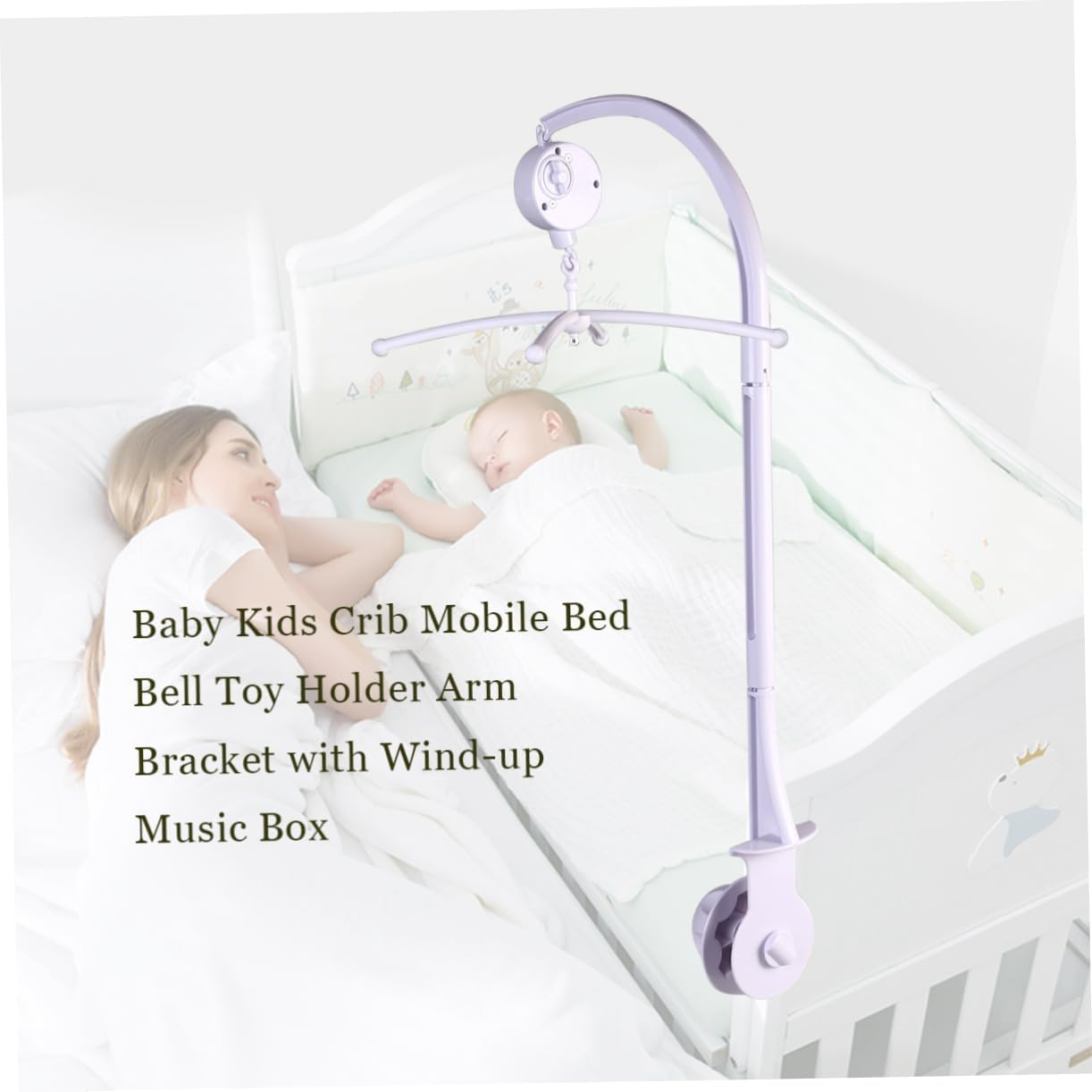 Vaguelly Hanging Bell Bracket for Crib Bell Holder Music Box Newborn Toys Months