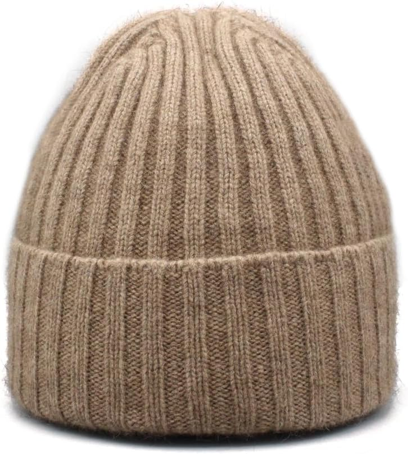 Native World Possum Merino Wool Women'S Rib Beanie Hat - Warm Soft Winter Beanie for Ladies - Gold image number 6