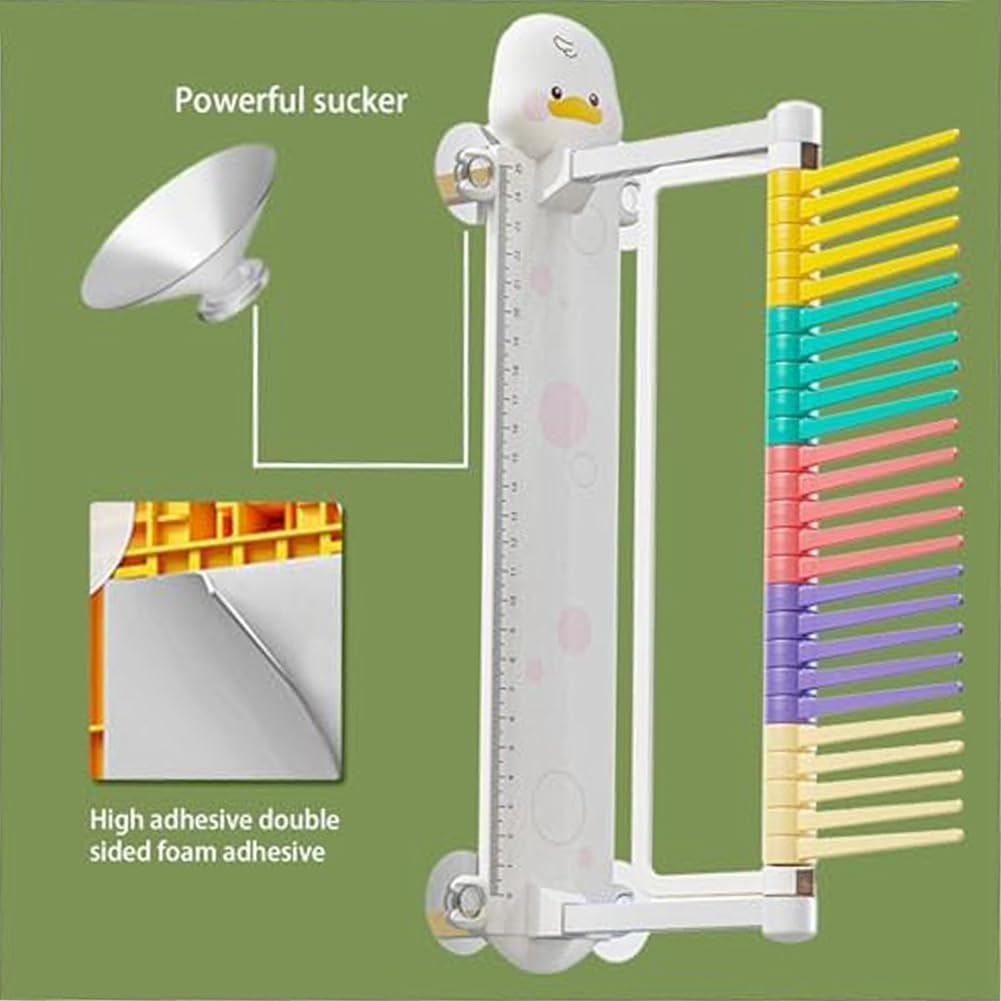 1 PCS Vertical Jump Tester for Kids Cartoon Duck Wall Mounted Vertical Jump Trainer Resettable Vertical Jump Measurement Tool image number 4