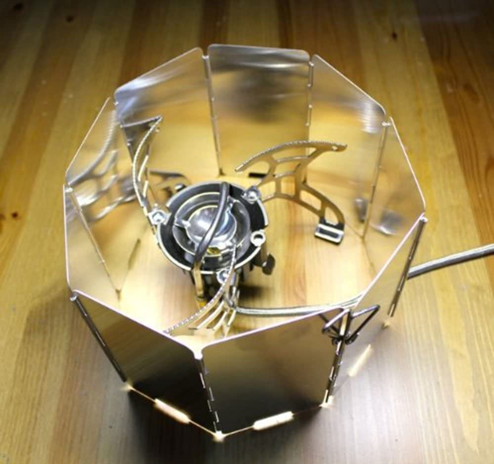 HIGHROCK Lightweight Compact Folding Camp Stove Windscreen image number 2