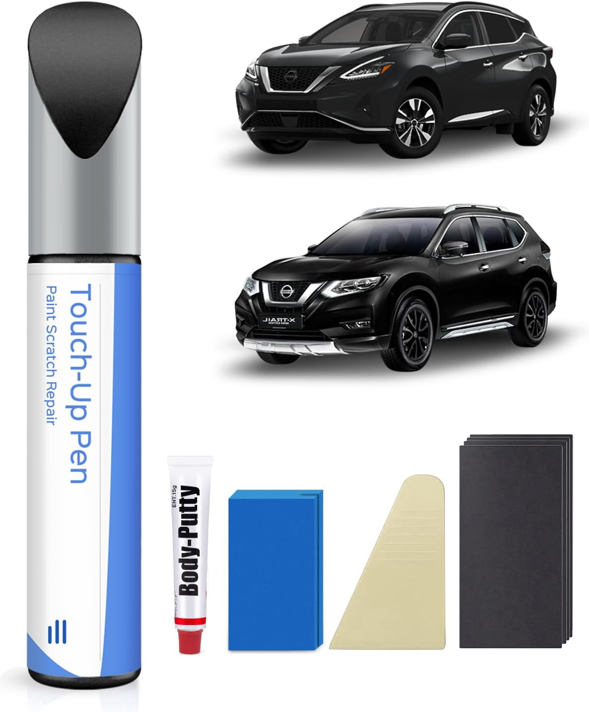 Brilliant Silver Metallic(K23) Touch up Paint Repair Kit Compatible with Nissan - DIY Kit Exactly Matches Chips and Nicks