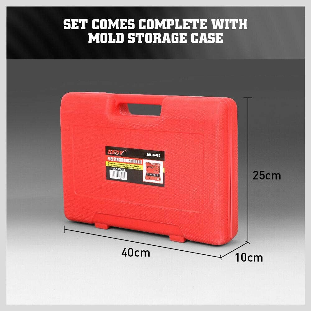 Fuel Vacuum Carburetor Synchronizer Kit Carb Sync Gauge Set Adjustable Balancer image number 5