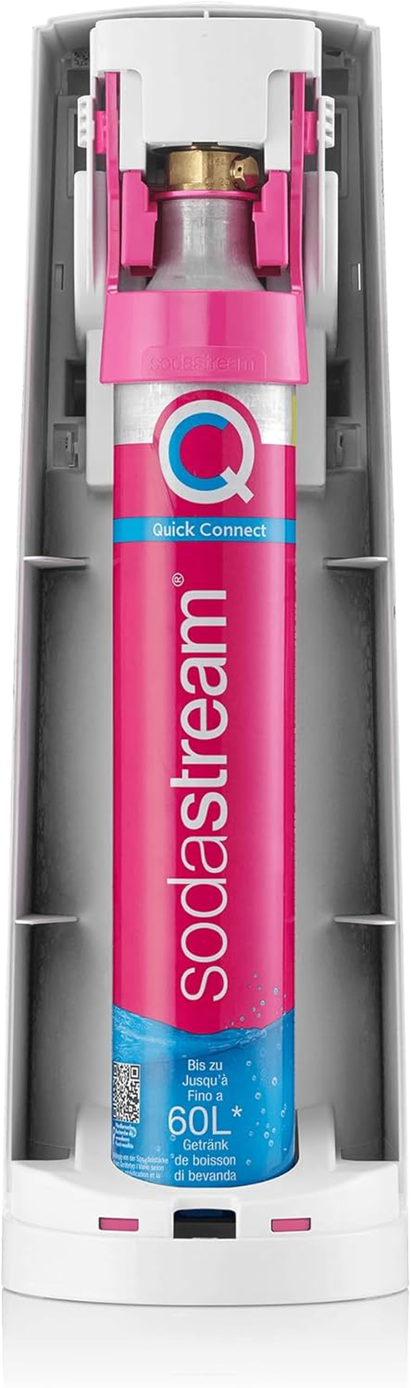 Sodastream - TERRA White Sparkling Water Maker & Lime Bubly Drop | Turn Sparkling Water into Your Favourite Drinks | Quick Connect CO2 | Eco-Friendly Reusable Bottle | Stylish Kitchen Appliance image number 6