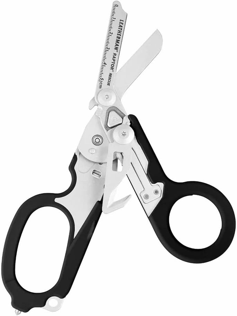 Leatherman Raptor Rescue Multitool Rescue Scissors with 6 Practical Functions - Ideal for Professional Emergency Service Use or Everyday Tasks - Black
