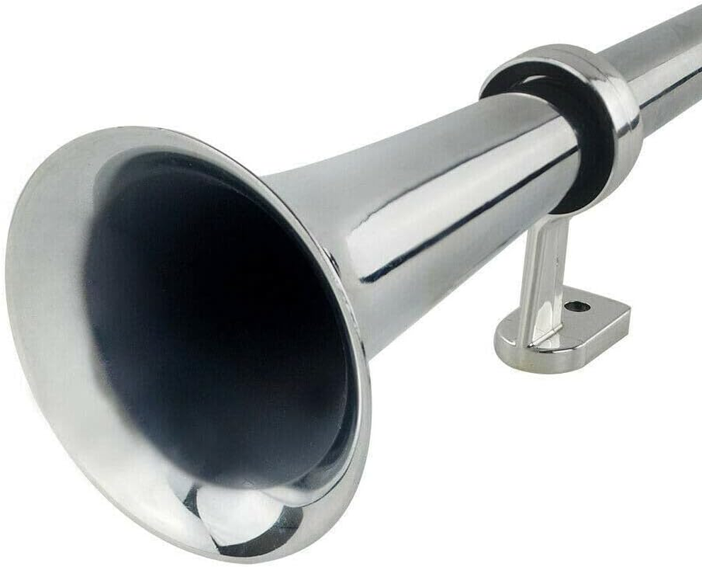 150Db Car Truck Mega Train Loud Single Trumpet Air Horn Kit DC 12V Compressor Easy Install for Trucks, Cars, Boats, Motorcycles image number 2