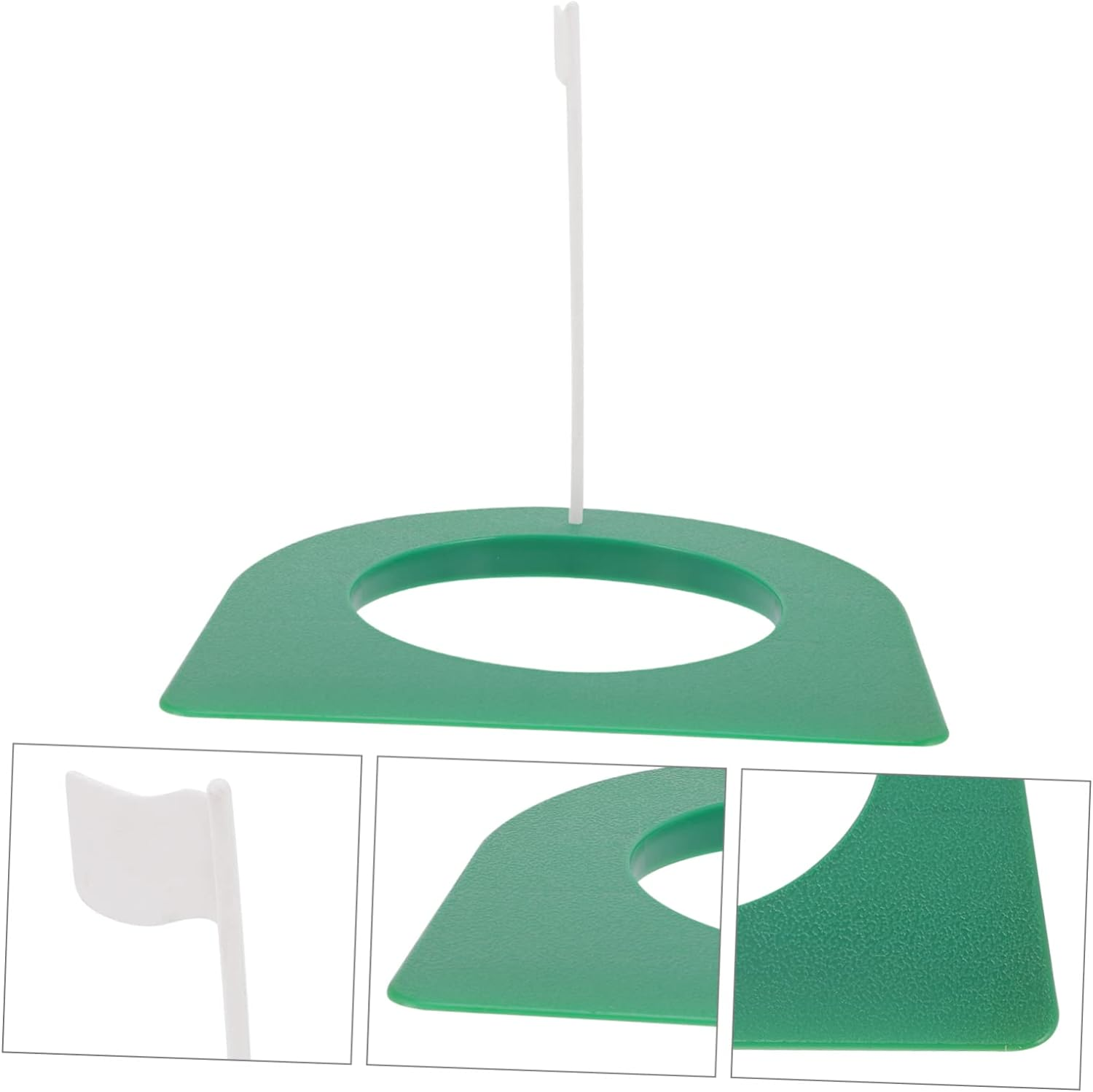 2Sets Portable Plastic Golf Putting Cup Indoor Training Aid for Skill Improvement Compact Design for Home Office Travel Use Continuous Ball Return for Uninterrupted Practice image number 2