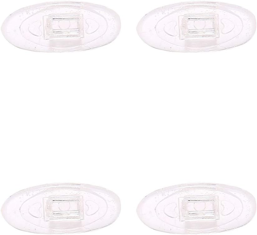 Clear Push-On Nose Pads for Oakley Eyeglass Frames OX5079 OX5038 OX5066 OX5088 OX3102 OX5040 OX5042 Etc.