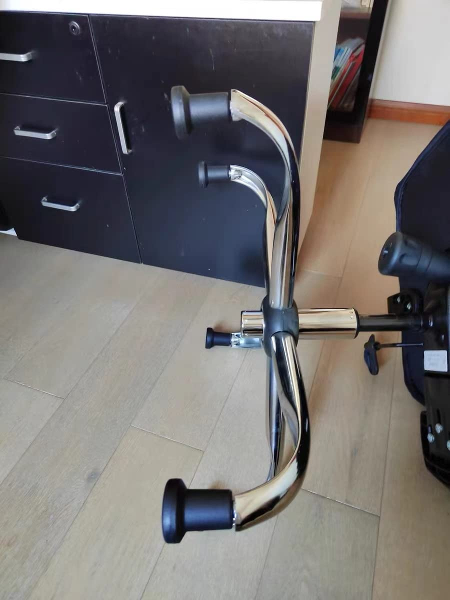 5PCS High Profile Bell Glides 2.5" Replacement Office Desk Chair or Stool Swivel Caster Wheels,Easy Conversion from Wheeled Casters to Stationary Feet to Protect Wood or Hardwood Floor image number 4