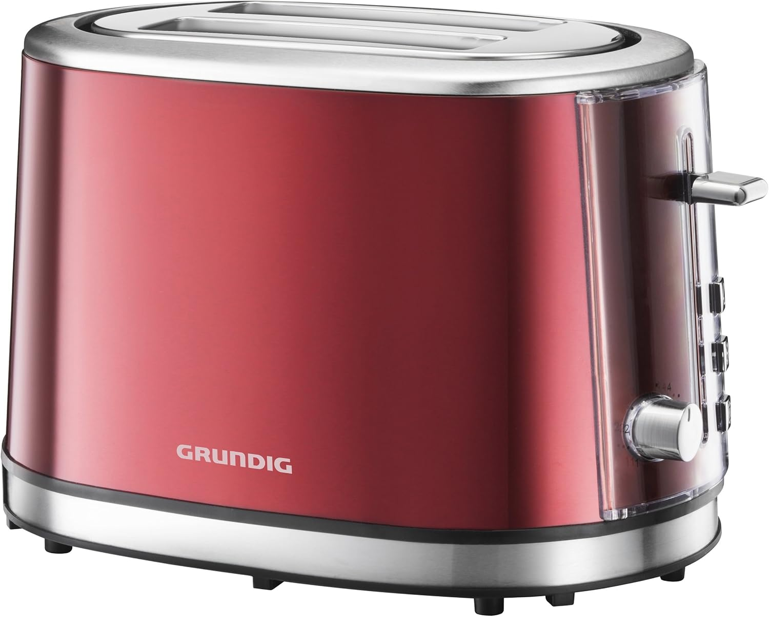 Grundig TA 6330 Toaster Red Sense, 18 Cm L X 32 Cm W X 20 Cm H image number 2