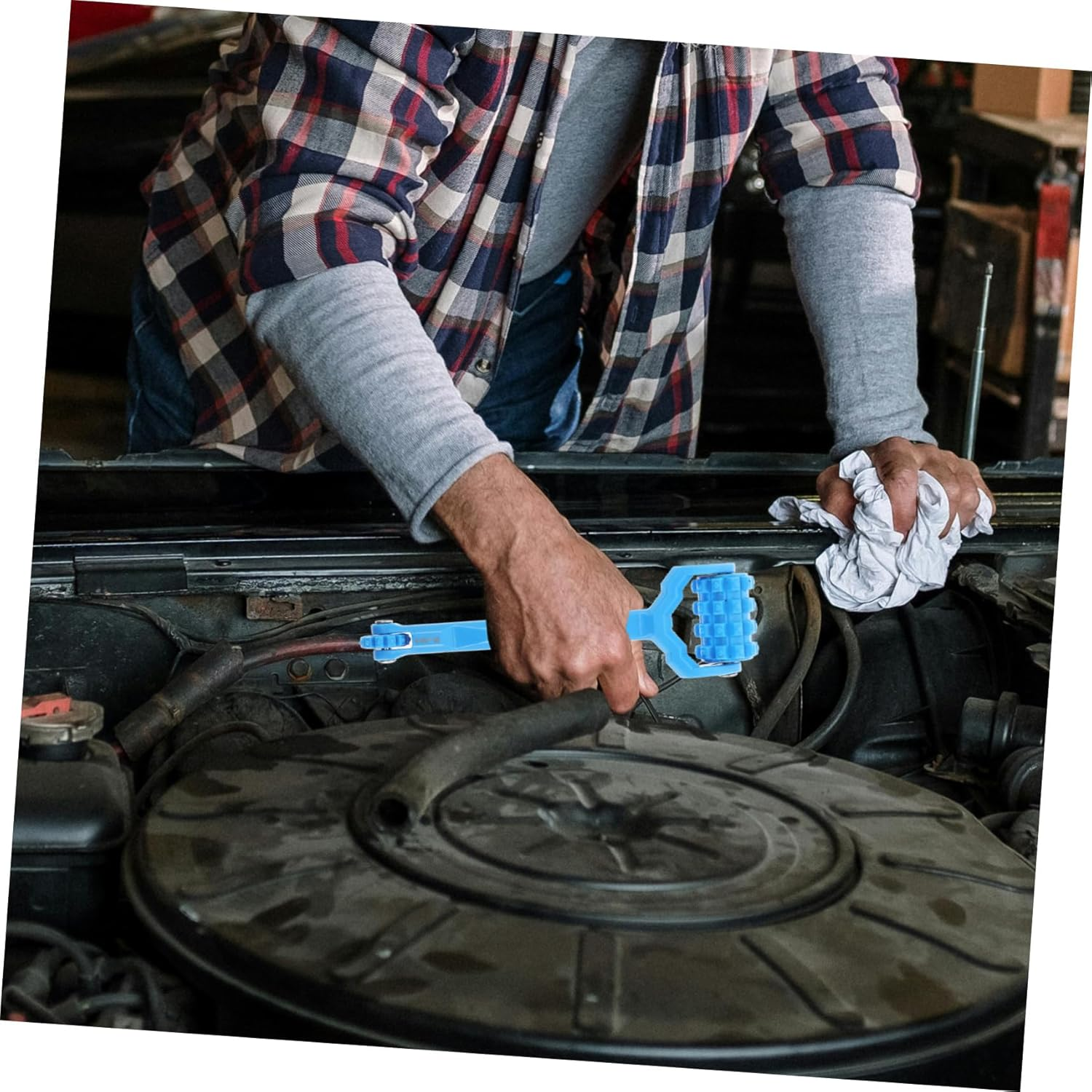 GARVALON Automotive Soundproofing Roller Tool Dual-Head Plastic Car Sound Deadener for Noise Reduction and Car Accessories image number 4