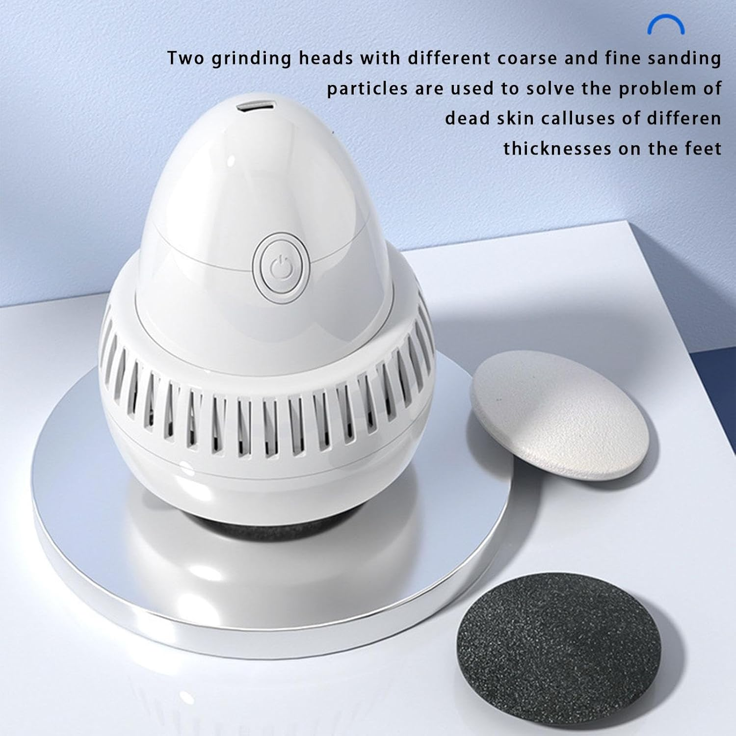 Electric Foot Callus Remover - Rechargeable Heel Feet Care Sander | Removable Foot Sanders, Feet Callus Remover Machine for Home, Travel image number 4