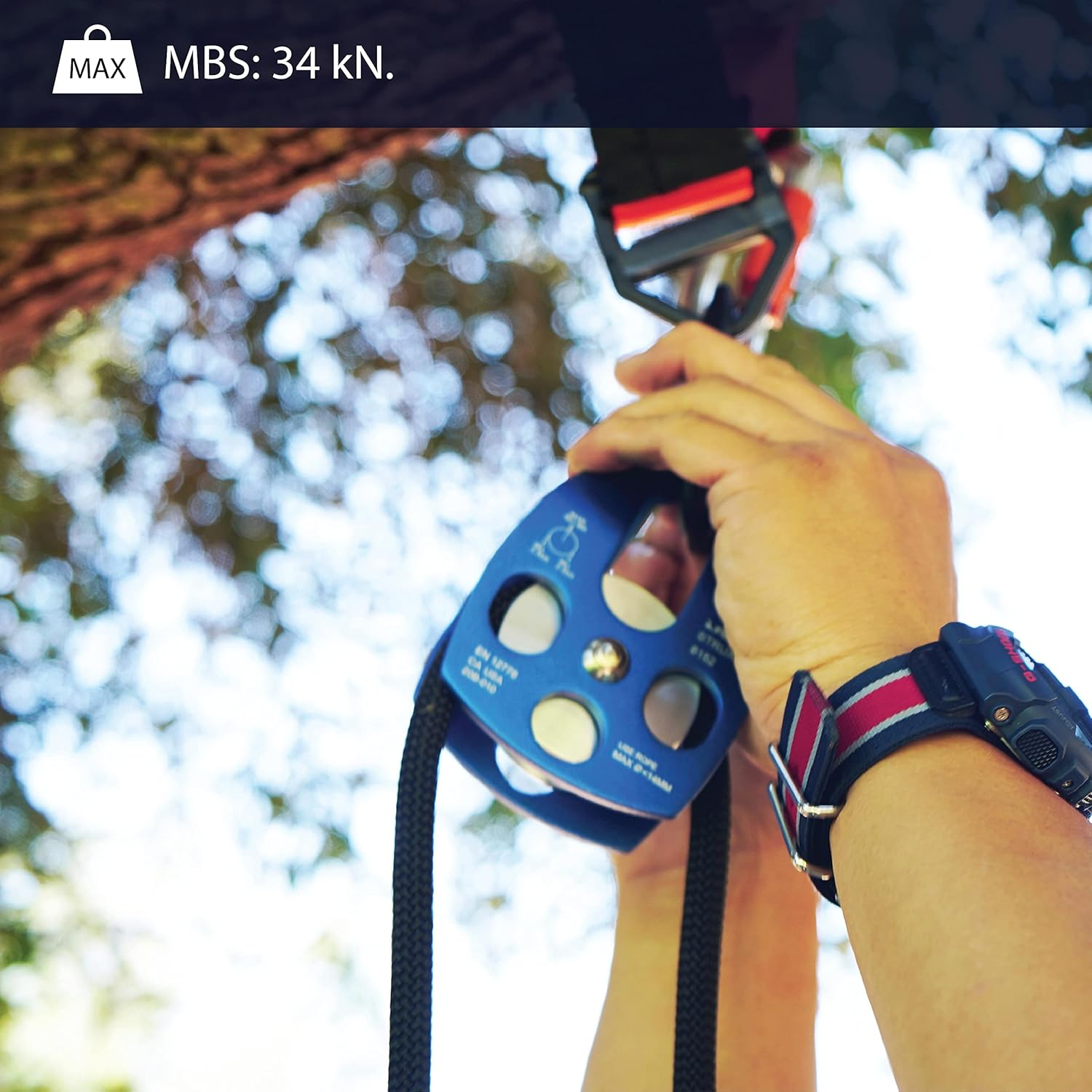 Aluminum Rescue Pulley image number 2