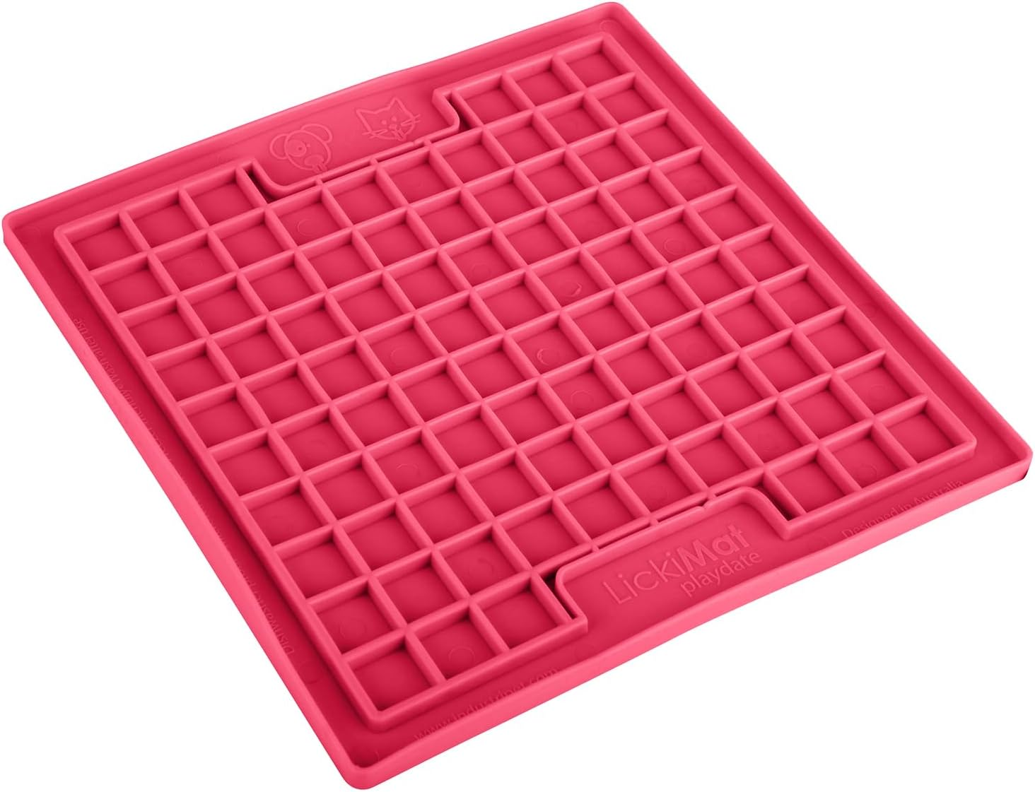 LICKIMAT Playdate - Small 20 X 20 Cm in Various Colours, Colour: Pink