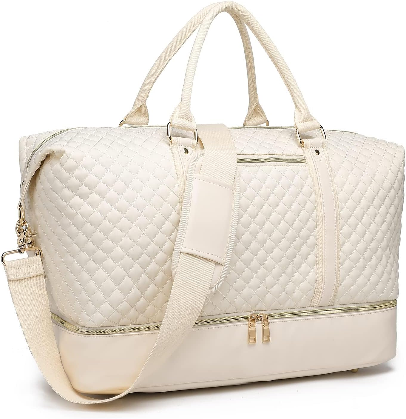 Tactical Gym Bag for Men,Carry on Duffel Bag with Shoe Compartment Gym Duffle Bags for Travel Military Duffle Bags with Molle System for Weekend Overnight Bag,Black - Classic Black image number 7