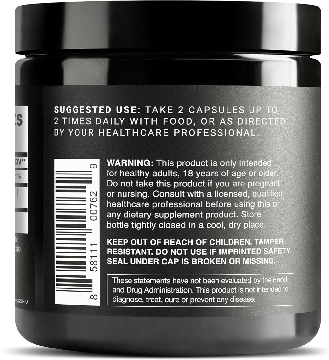 Ultra High Purity Alpha GPC Capsules - 600Mg Concentrated Formula - 99%+ Pharmaceutical Grade for Enhanced Absorption - Naturally Supports Brain Function - 120 Capsules Alpha GPC Supplement image number 1