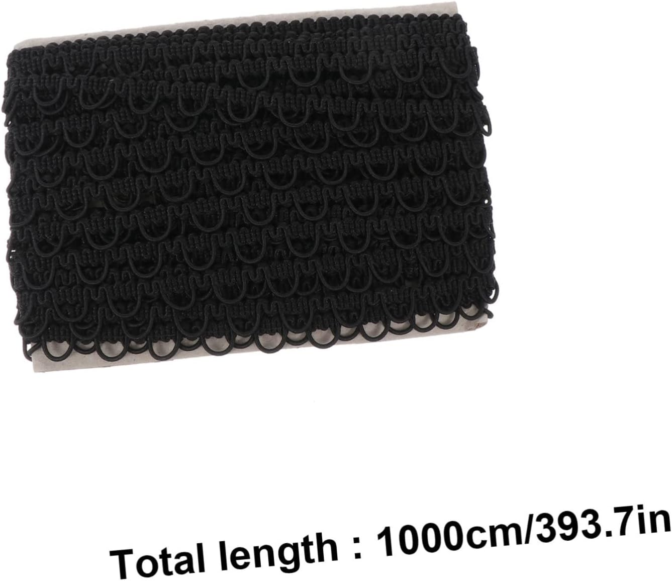 AUTSUPPL 1Pc Wave Lace Trim for Wedding Dress Handmade Decorative Elastic Button Loop Trim Clothing Accessories for Bridal and Craft Projects