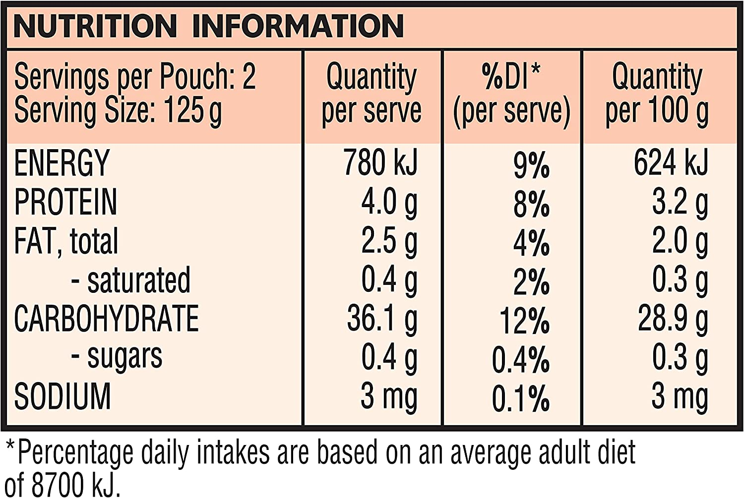 Mars Food Ben'S Original Brown Red and Wild Rice Medley 6X250G image number 2