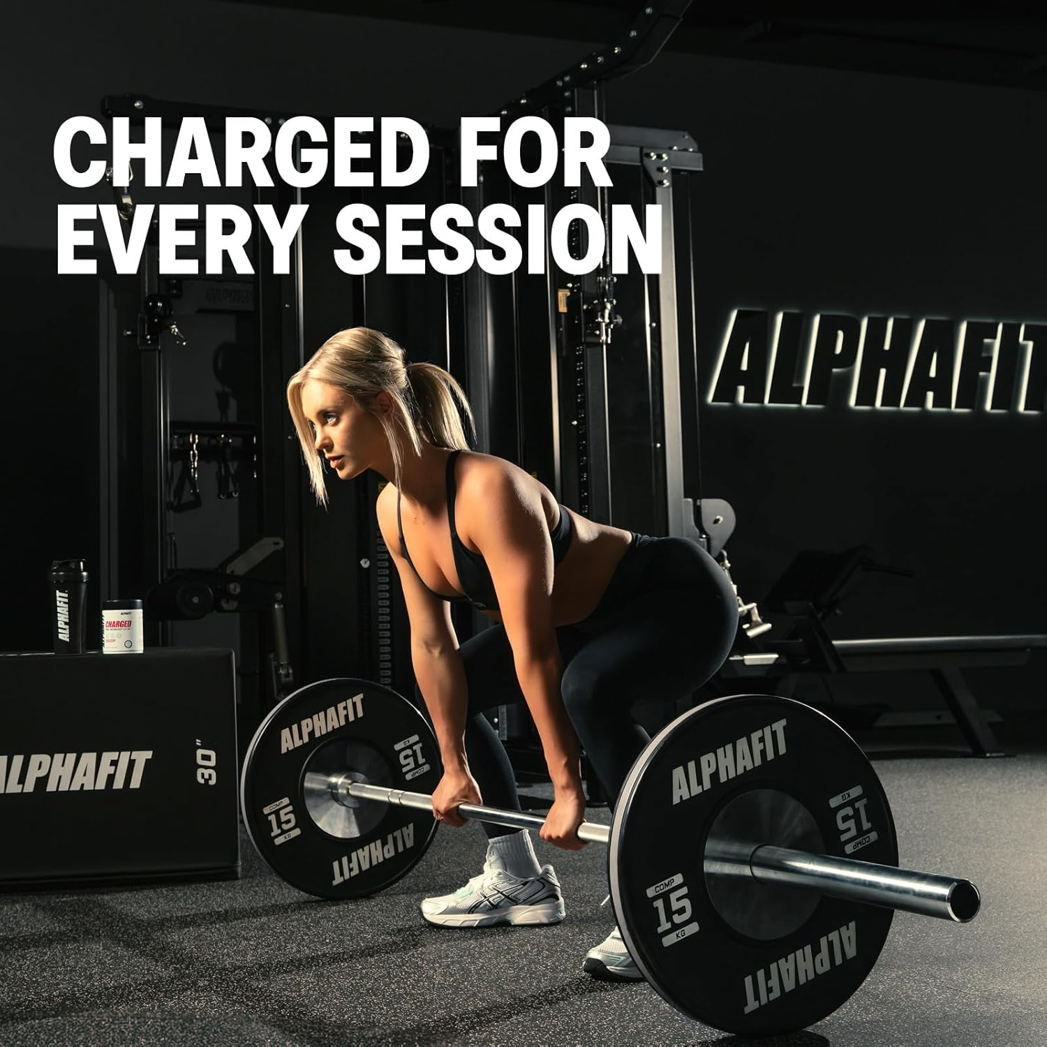 ALPHAFIT Charged Pre-Workout Powder, Pine Lime Splice, Natural Caffeine + Beta-Alanine, HASTA Certified, 225G (30 Serves) image number 4