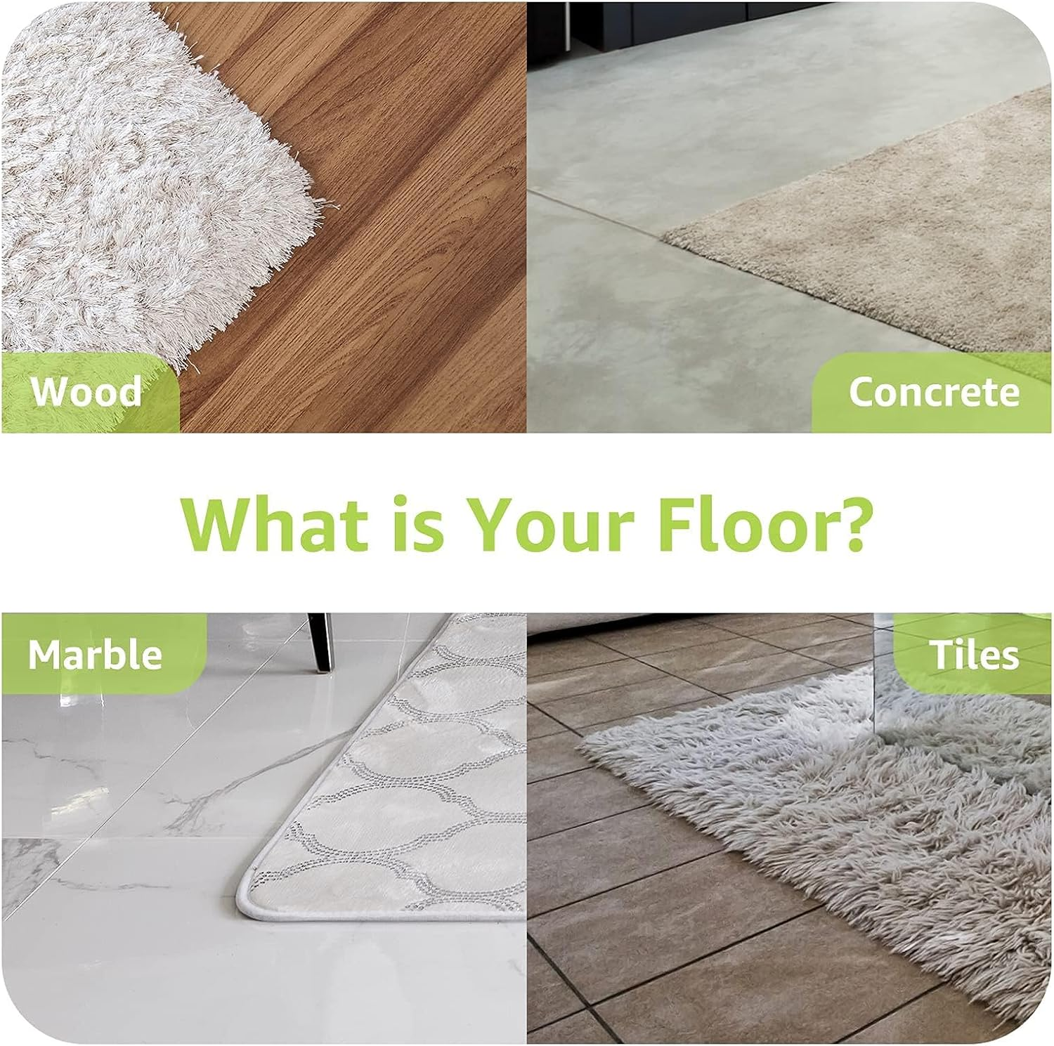 FIREYUN 12 Pcs Rug Pads Grippers, Non Slip Rug Pads for Hardwood Floors and Tiles, Reusable and Washable Tape for Area Rugs, Dual Sided Adhesive Gripper Keep Corners Flat(Black) image number 5