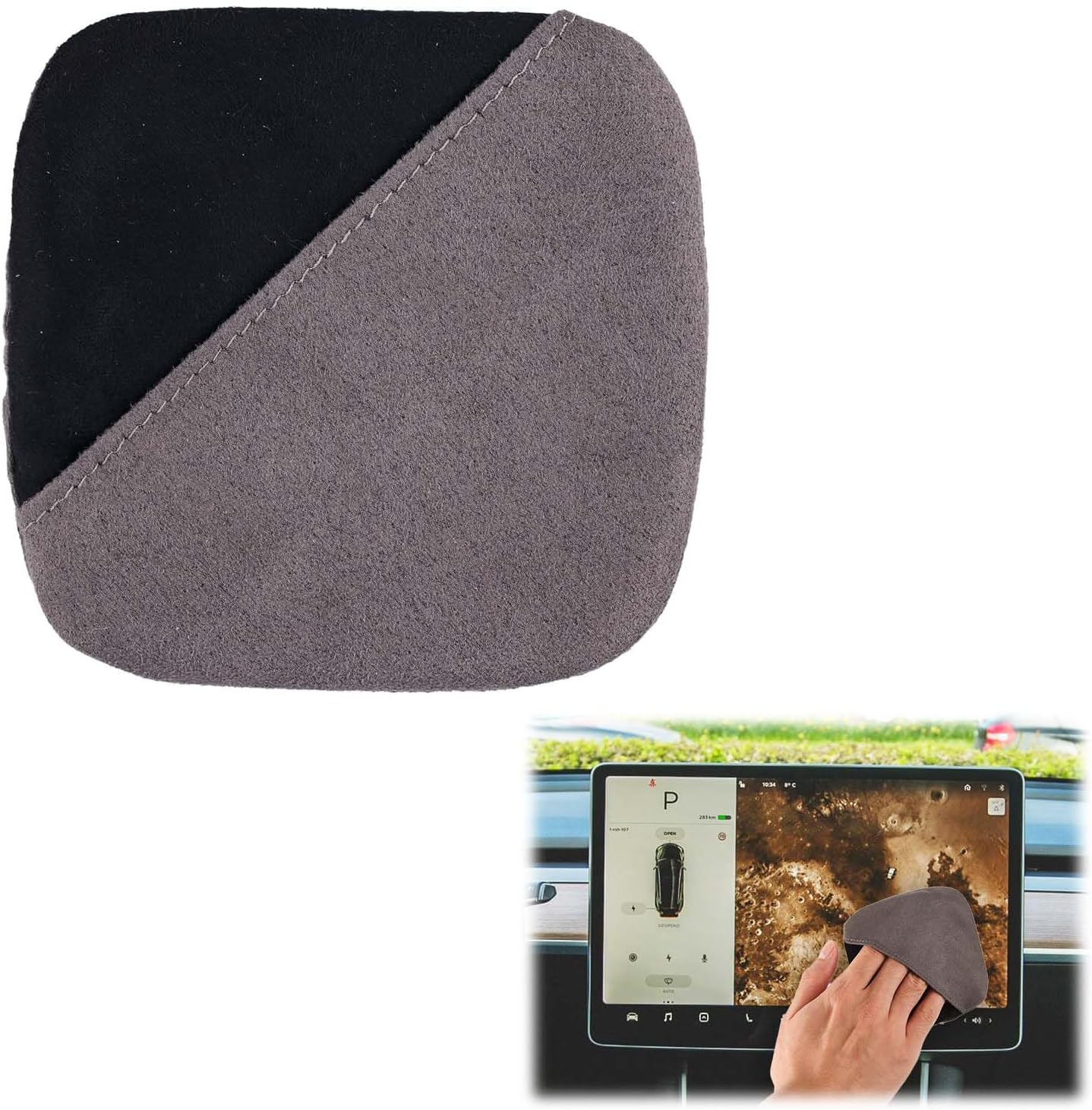 Microfiber Car Screen Cleaner Cloth - Touch Screen Cleaner Wipes for Auto Dashboard & Display image number 4