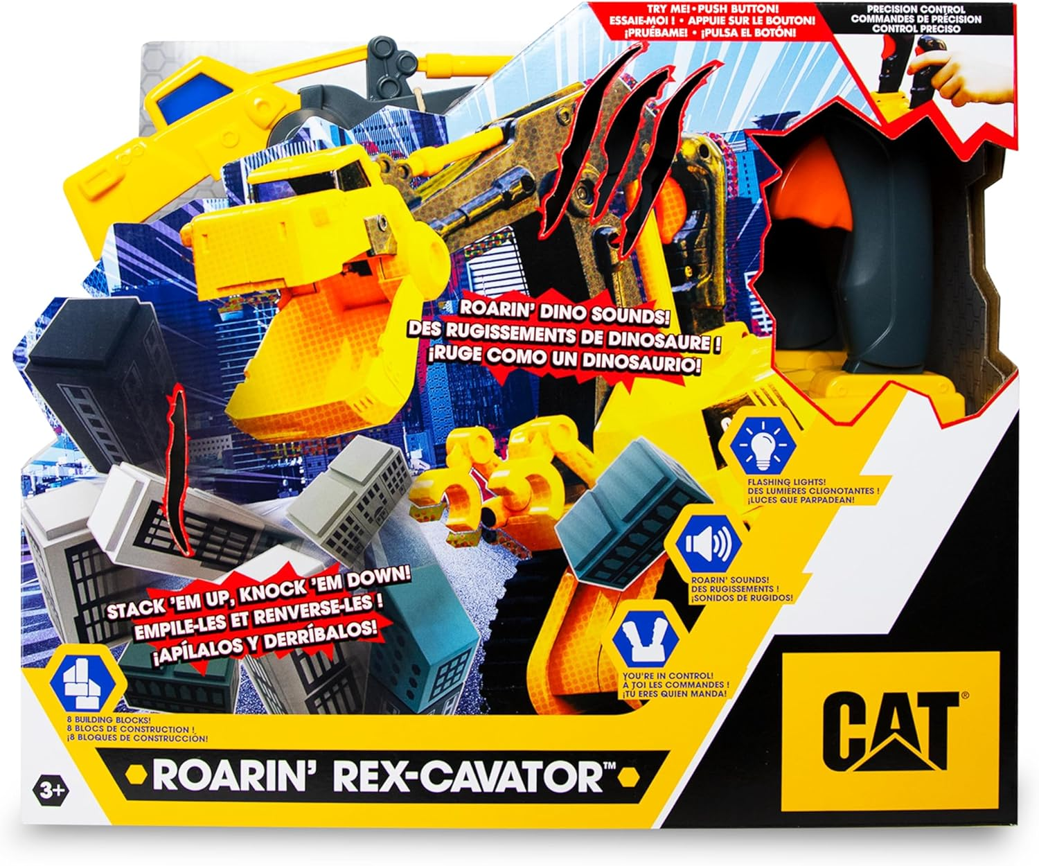 Cat Roarin' Rex-Cavator Toy image number 5
