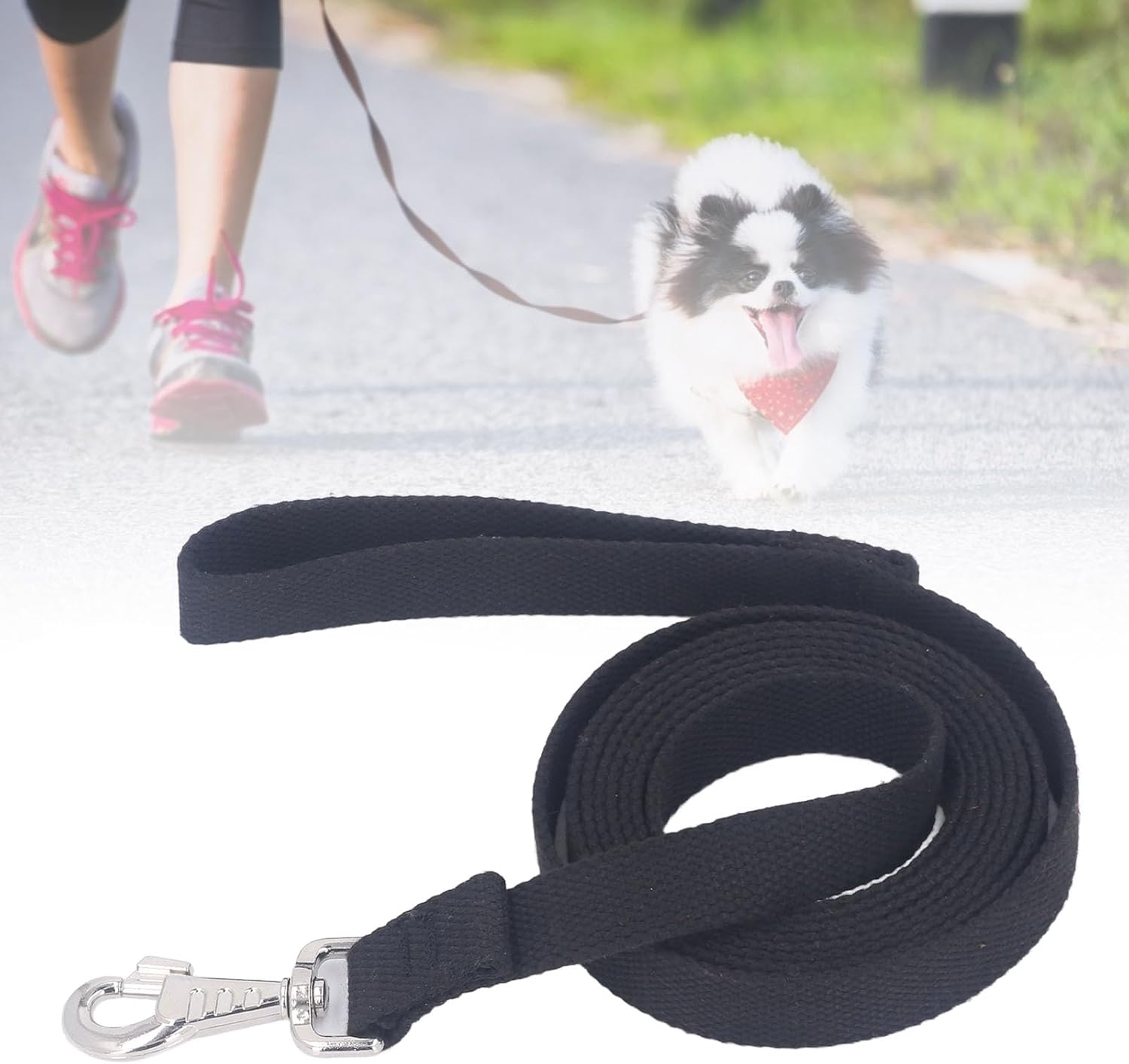 9.8Ft Dog Leash, Nylon Strong Load Bearing Capacity Durable Dog Traction Rope, Dog Training Leash Puppy Traction Rope Pet Walking Leash for Small Medium Large Dogs image number 2