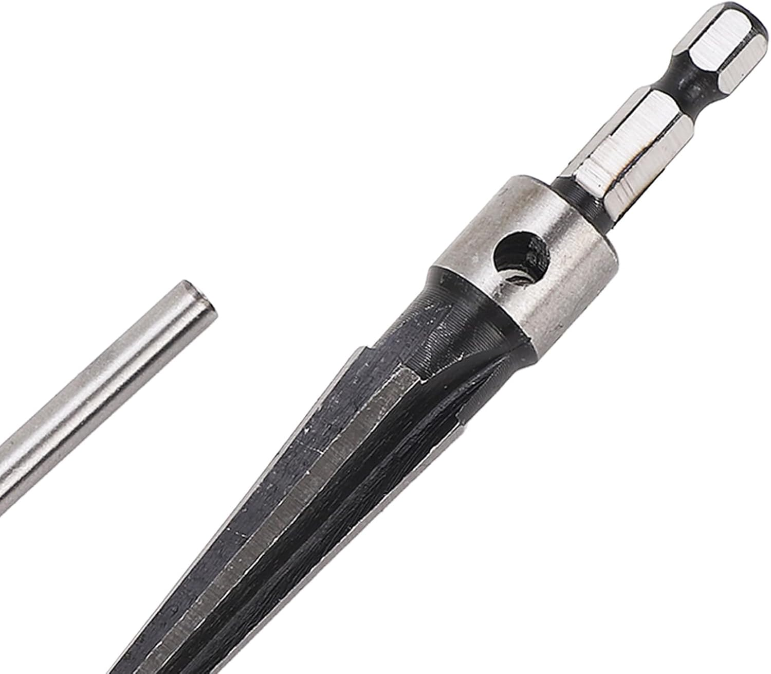 Tapered Reamer, 6 Flute T Handle, Chamfering Deburring, Incisive Cutting, 3-13Mm, 5-16Mm, for Musical Instrument, Woodworking, Sheet Metal image number 6
