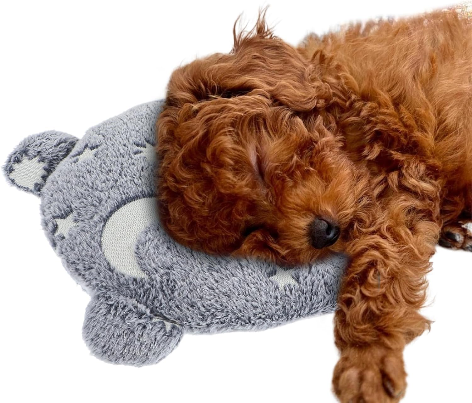 Pillow for Cats Dog Neck Pillow U-Shaped Soft Fluffy Pet Calming Toy Small Dogs Half Donut Cuddler Noctilucent Plush Bed Pillow for Joint Relief Sleeping Improve Puppy Indoor Cats Accessories image number 3