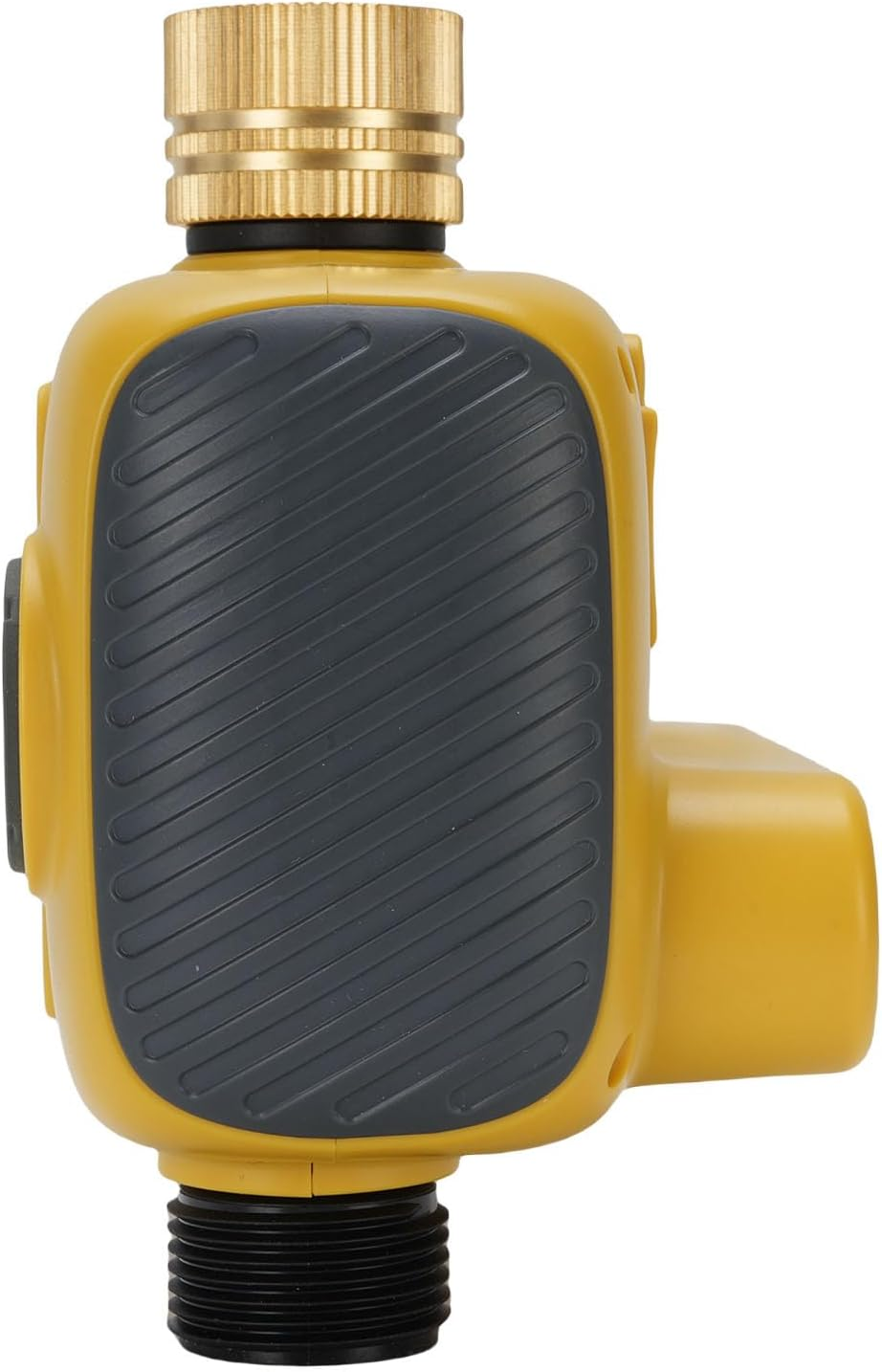 Hyuduo 3 Outlet Sprinkler Timer, Irrigation Timer with Brass Inlet, Programmable Hose Timer, Rain Delay Manual Automatic Watering Controller for Yard Lawn image number 4