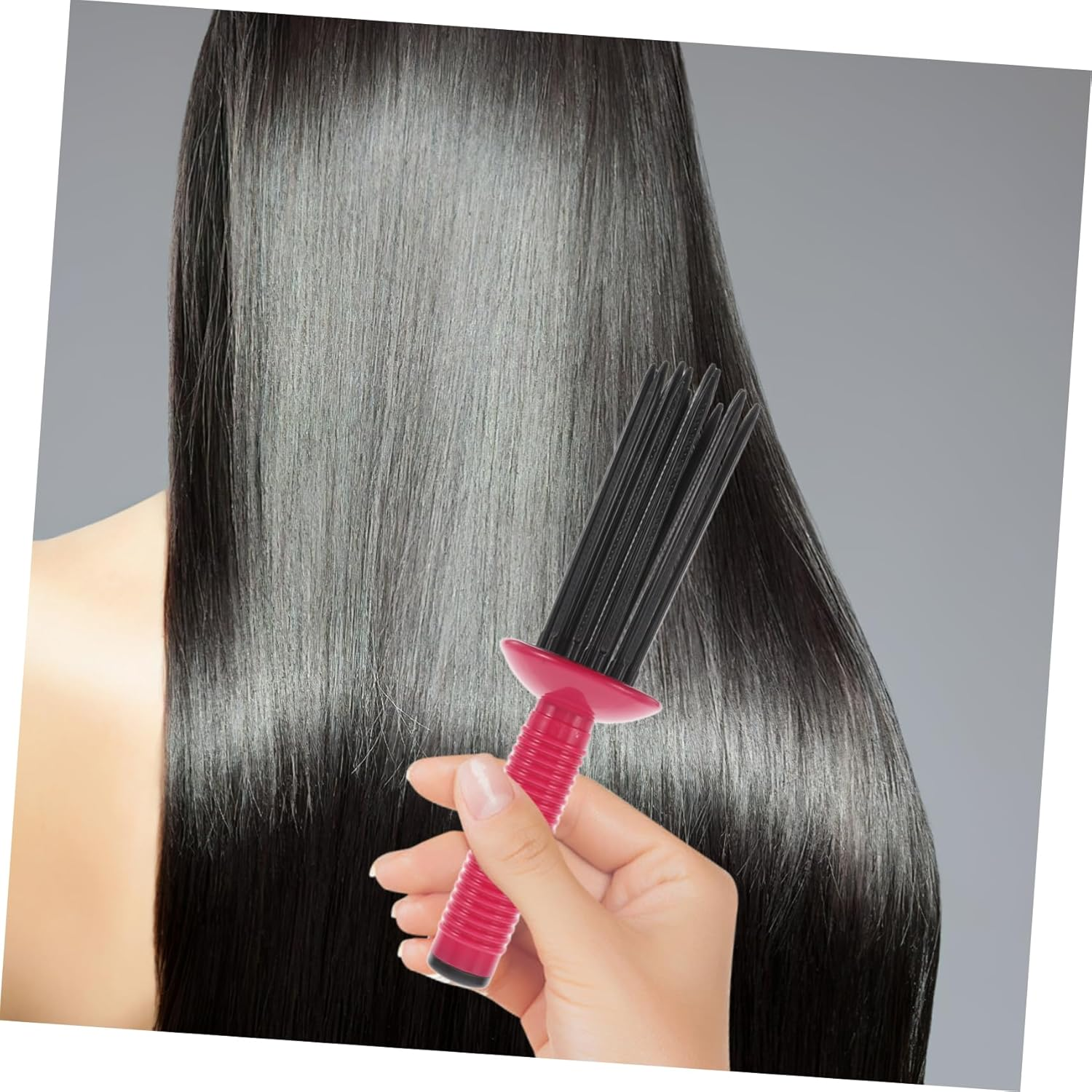 KAILIKETIY Curly Hair Maker Comb Hair Styling Brush for Fluffy Curls Wind Shaping Styling Tool For image number 3