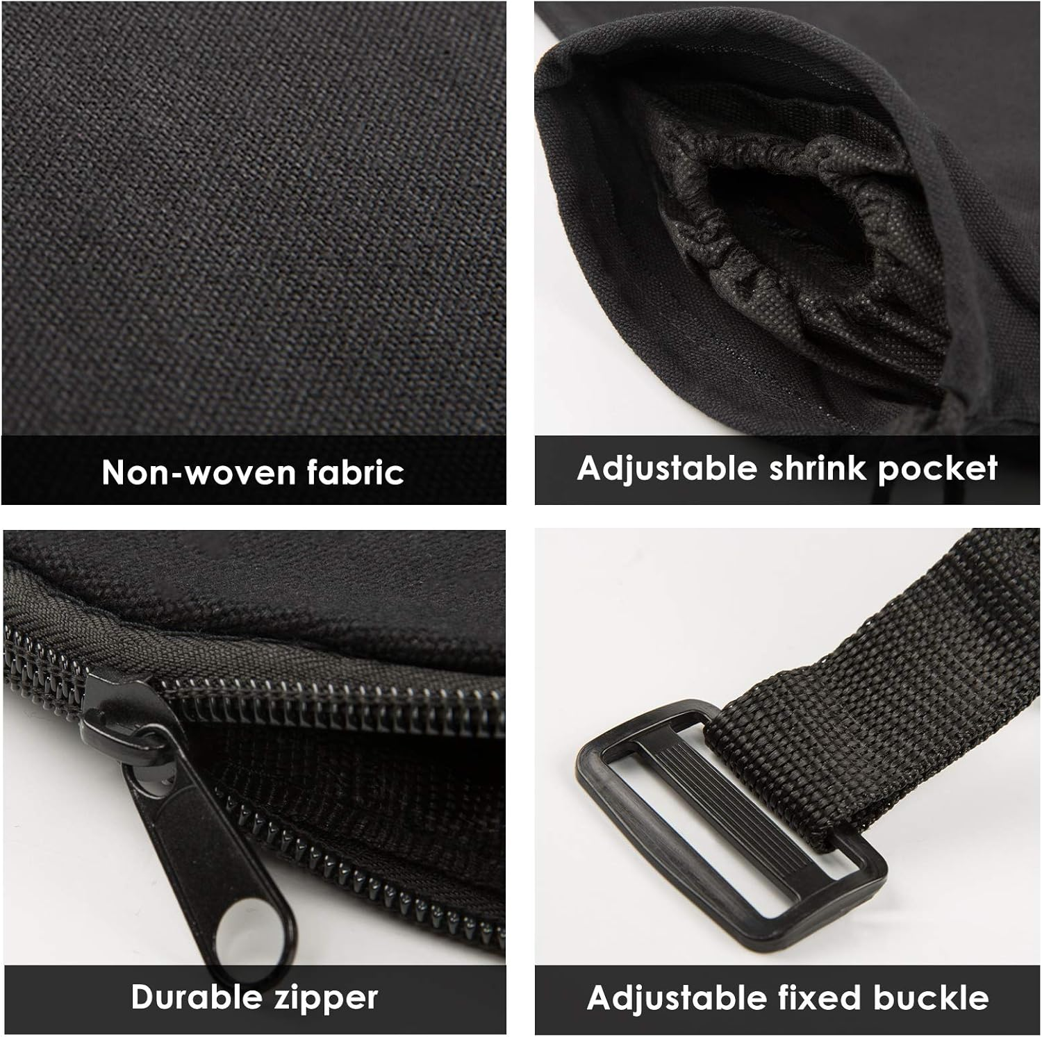 Surblue Replacement Collection Dump Bag for Ultra Blower Rake and Vacuum Leaf Blowers, Black, 2 PCS image number 4