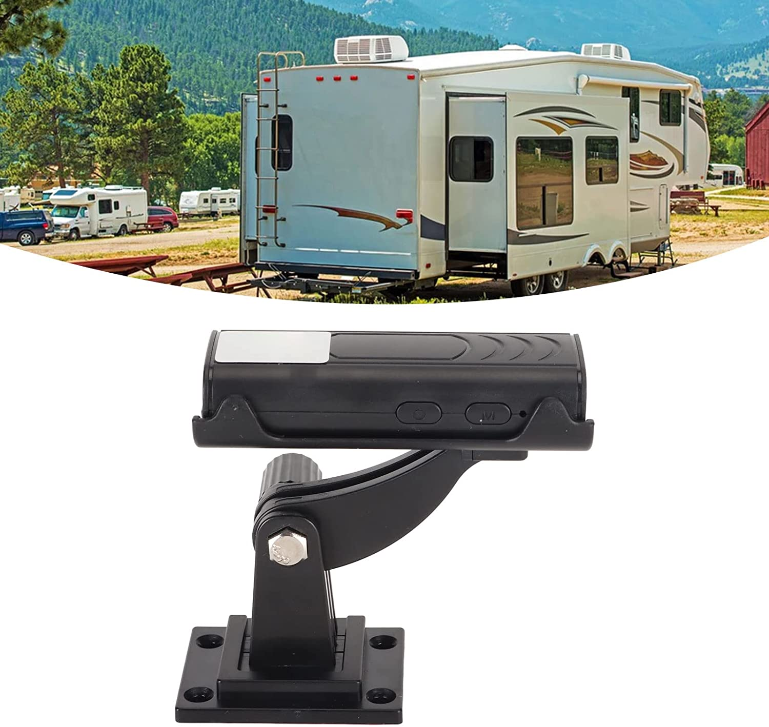 Reverse Hitch Guide Camera, 150&deg; Wide Angle Night Vision Backup Camera APP & Button Control Waterproof Night Vision RV Reverse Camera with Motion Detection,For Car RV Truck Trailer image number 1